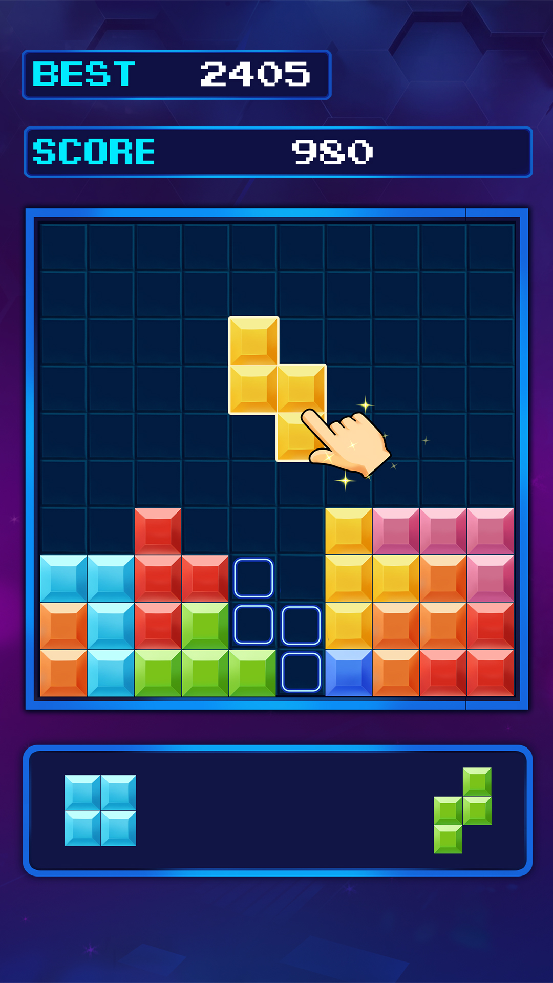 اسکرین شات 4 بازی Block Puzzle Brick 1010