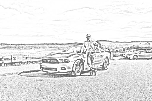 اسکرین شات 2 برنامه Pencil Sketch Camera