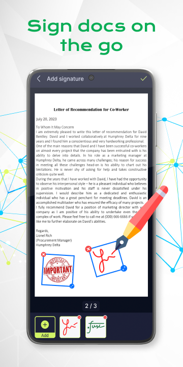 اسکرین شات 4 برنامه PDF Scanner - Scan To PDF