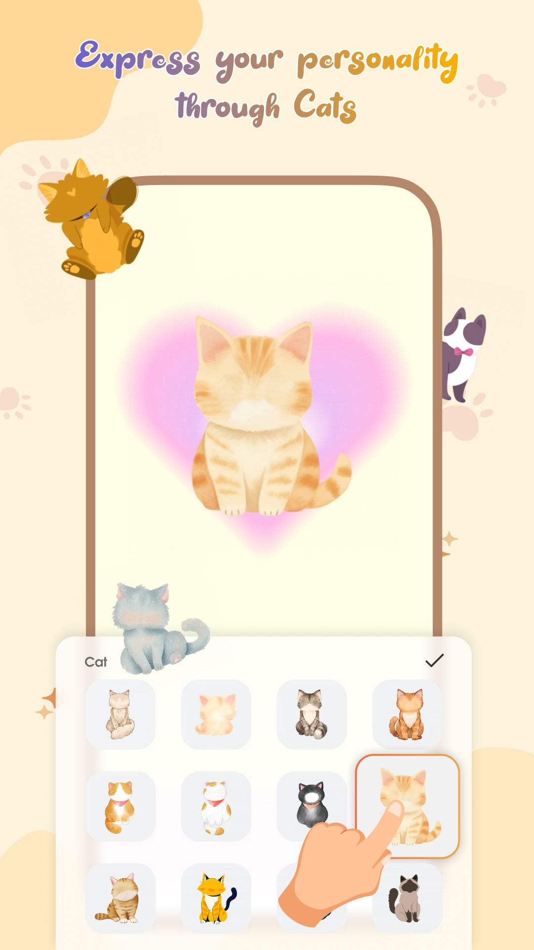 اسکرین شات 2 برنامه Cat Language Keyboard