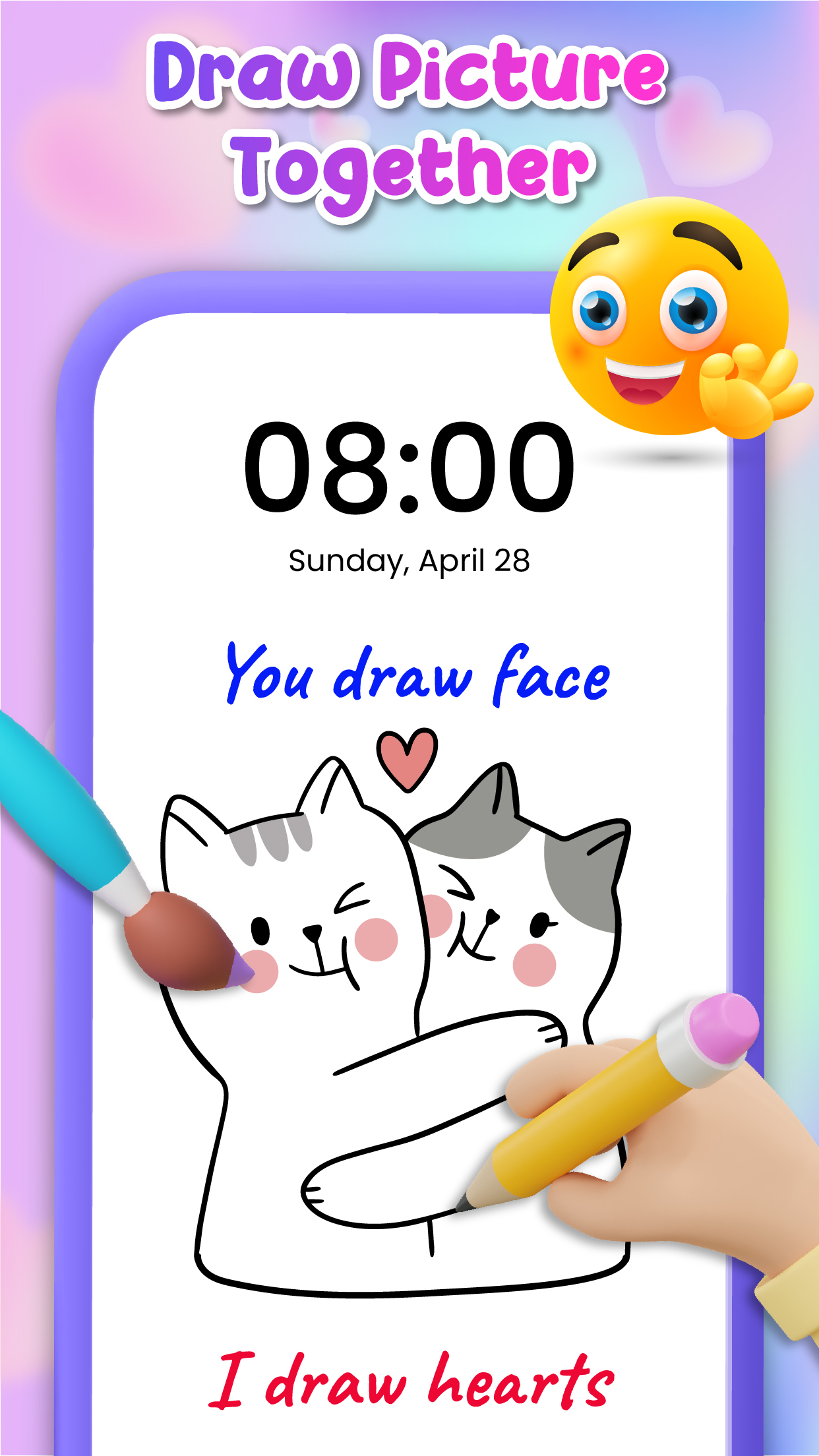 اسکرین شات 5 برنامه Lockscreen Drawing