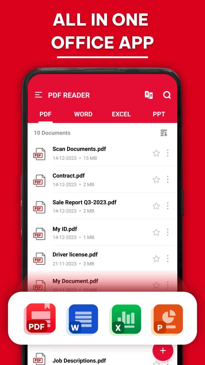 اسکرین شات 1 برنامه PDF Reader – PDF Viewer