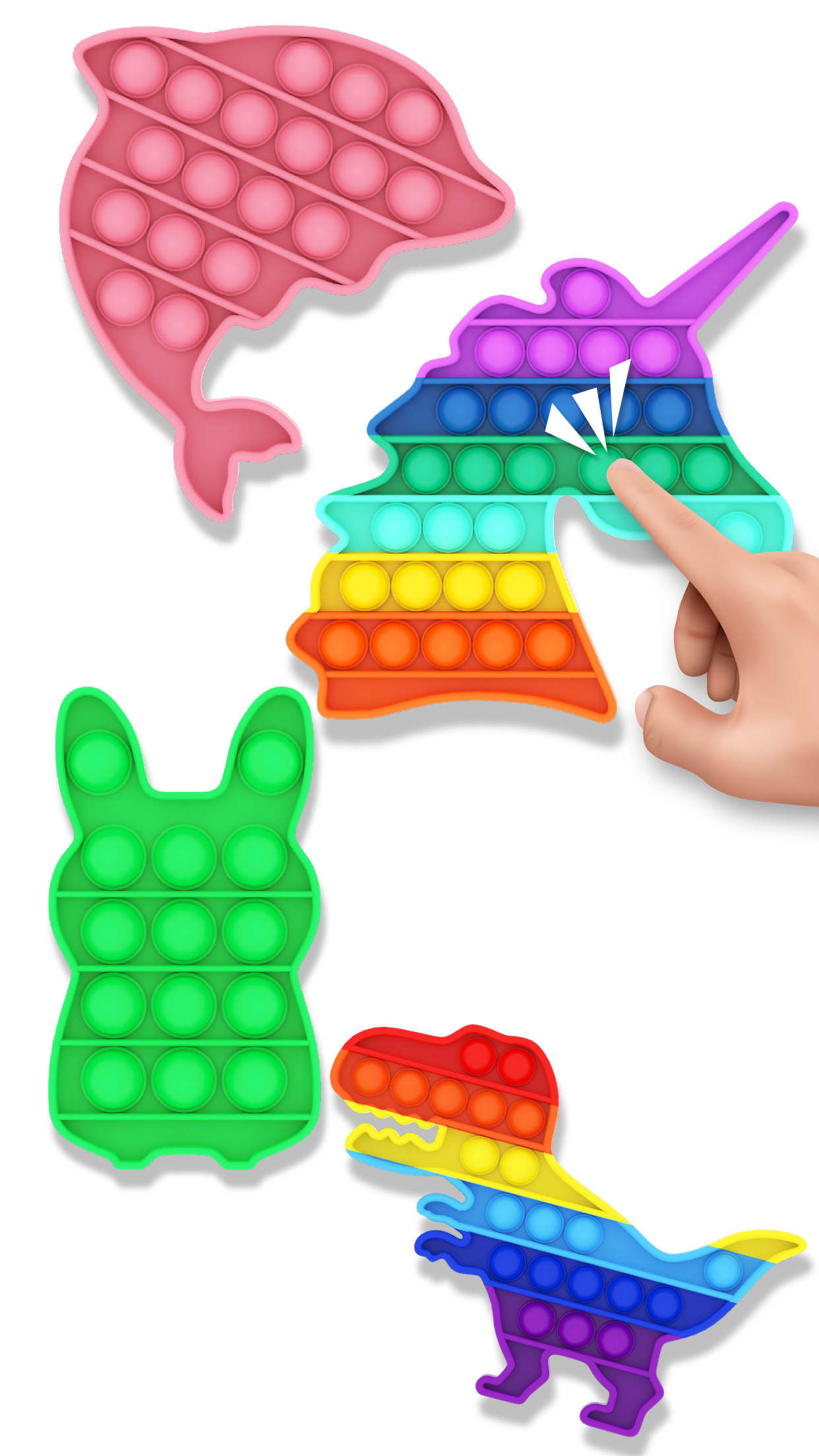 اسکرین شات 3 بازی Pop It Fidget 3D