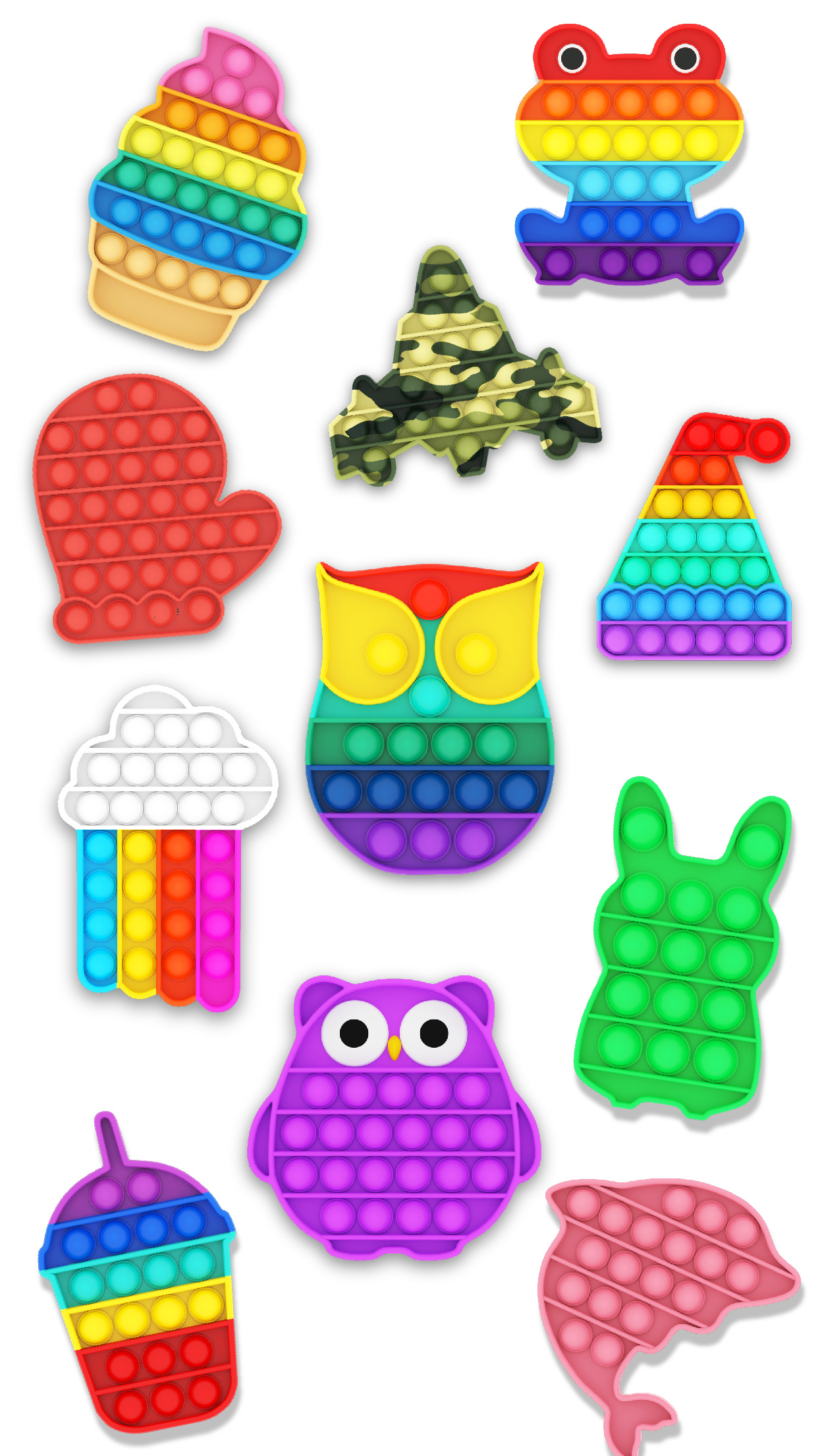 اسکرین شات 6 بازی Pop It Fidget 3D