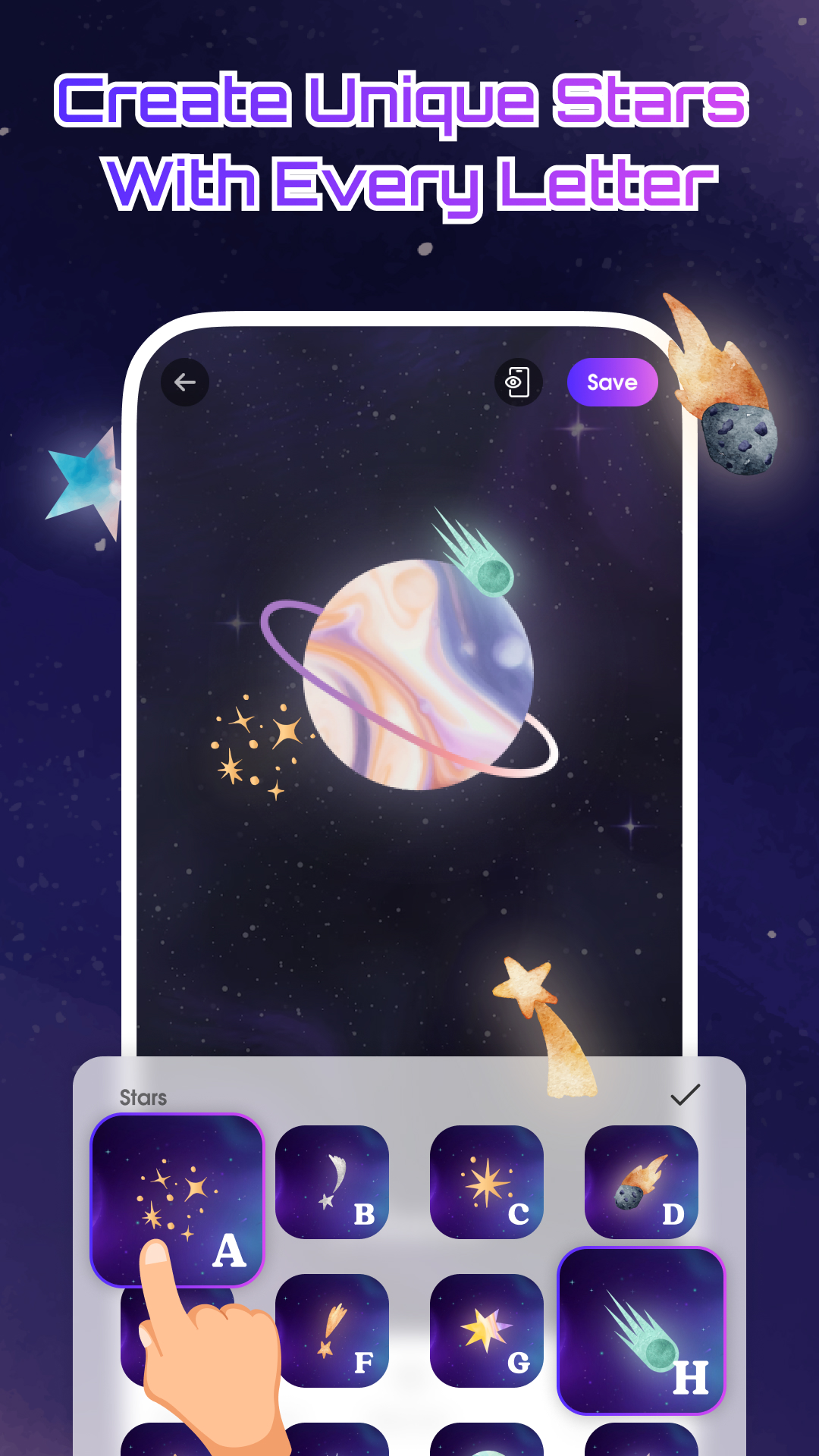 اسکرین شات 3 برنامه Space Language Wallpaper