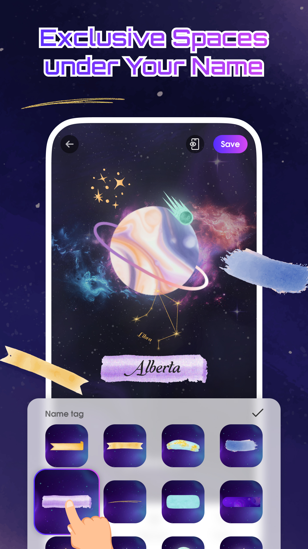 اسکرین شات 6 برنامه Space Language Wallpaper