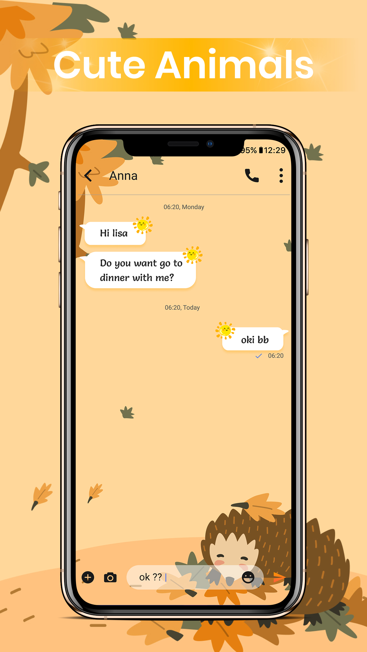 اسکرین شات 7 برنامه Messenger & Color SMS