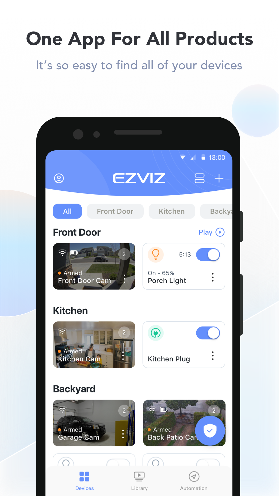 اسکرین شات 1 برنامه EZVIZ
