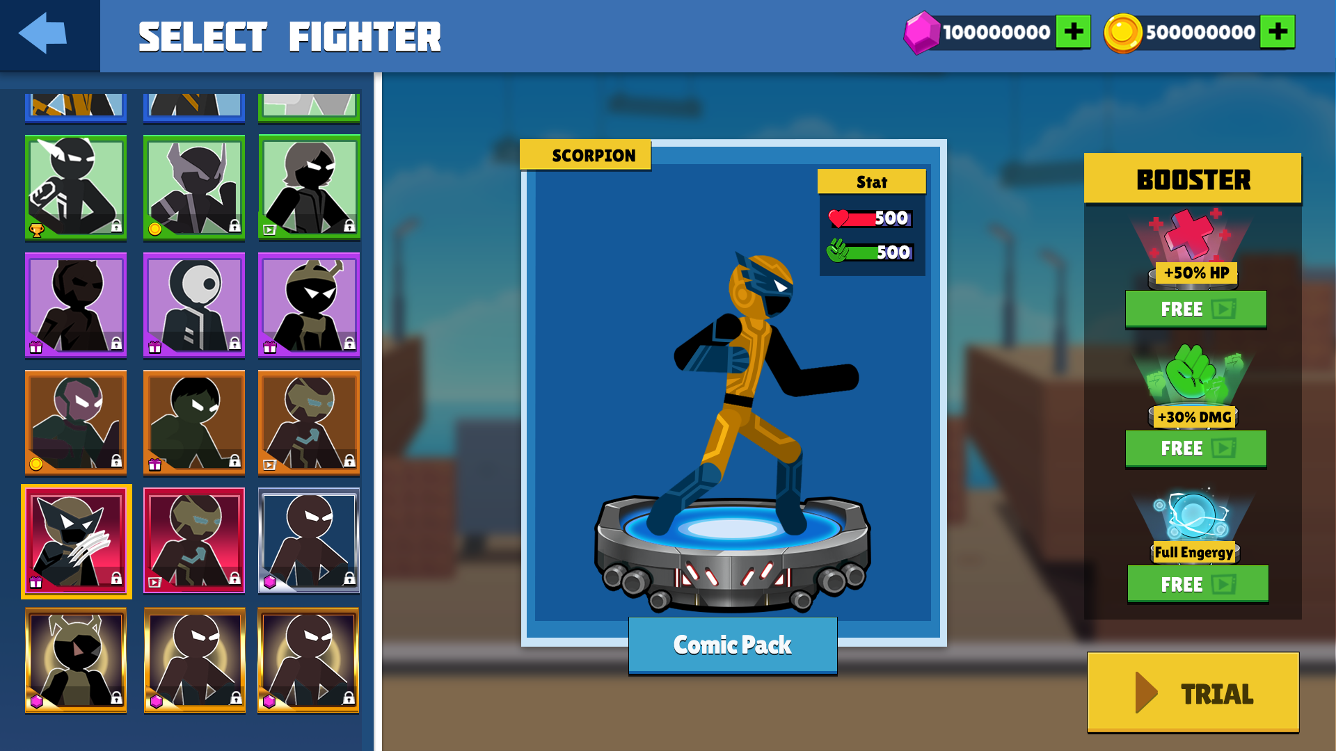 اسکرین شات 2 بازی Supreme Stick: Merge Fighting