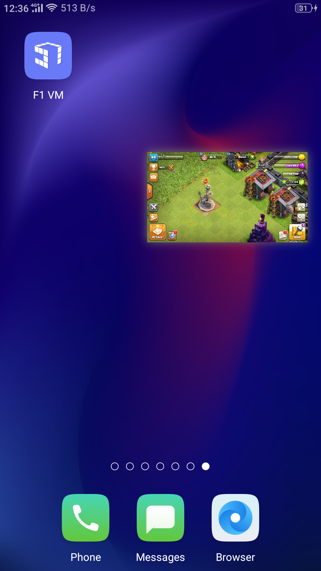 اسکرین شات 2 برنامه F1 VM Lite virtual android OS
