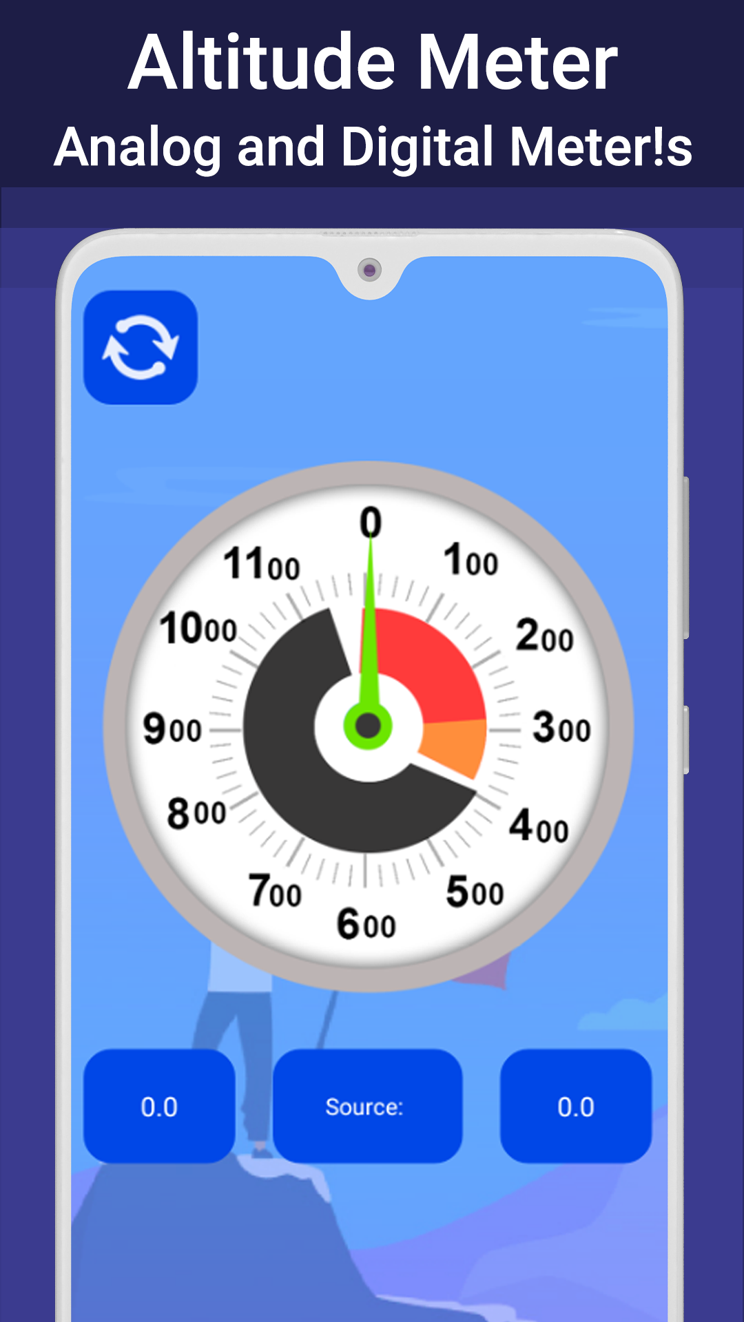 اسکرین شات 5 برنامه Altimeter App - Find Altitude