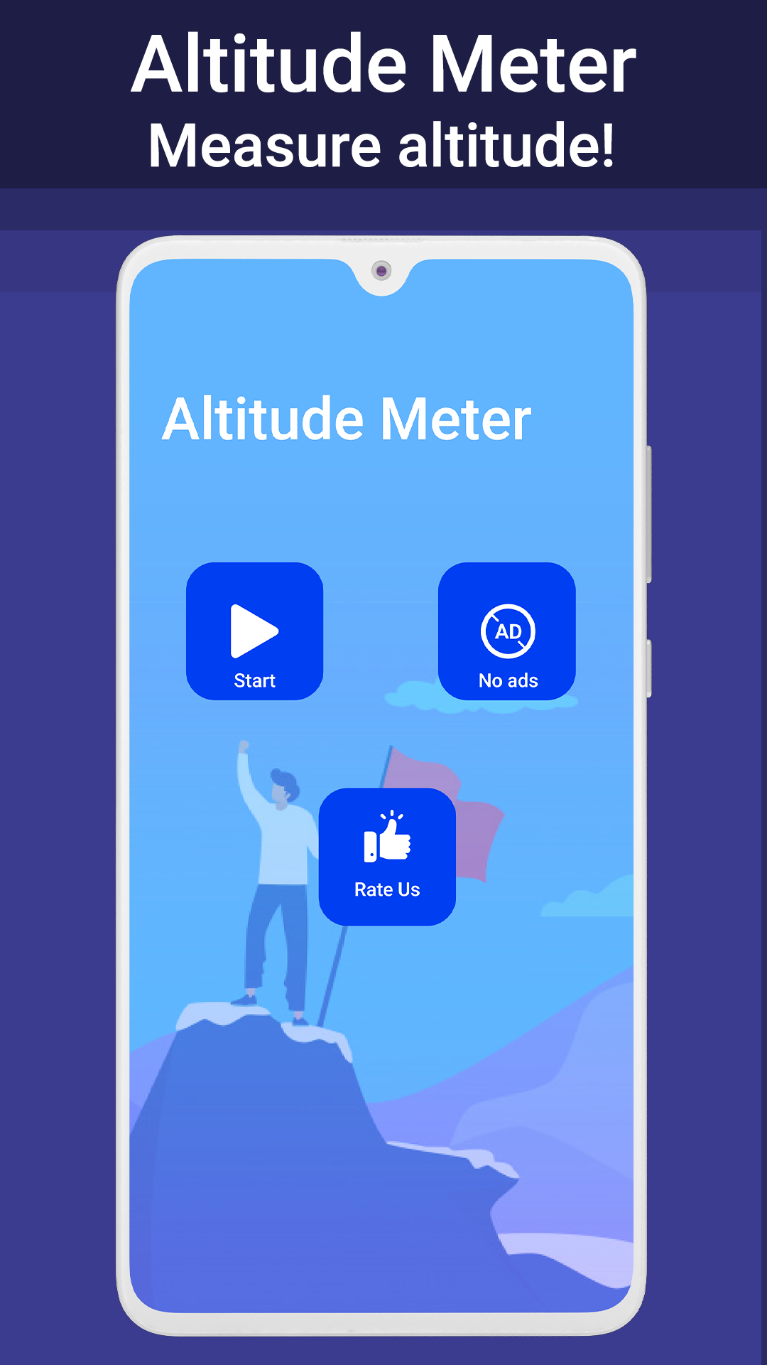 اسکرین شات 4 برنامه Altimeter App - Find Altitude