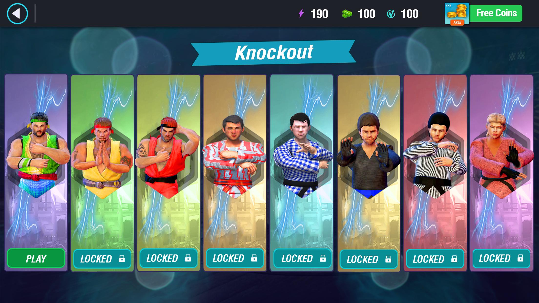 اسکرین شات 5 بازی Karate King Final Fight Game