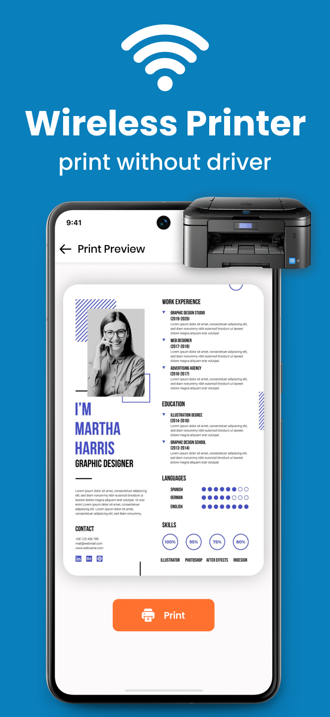 اسکرین شات 6 برنامه Smart Printer-Print from Phone