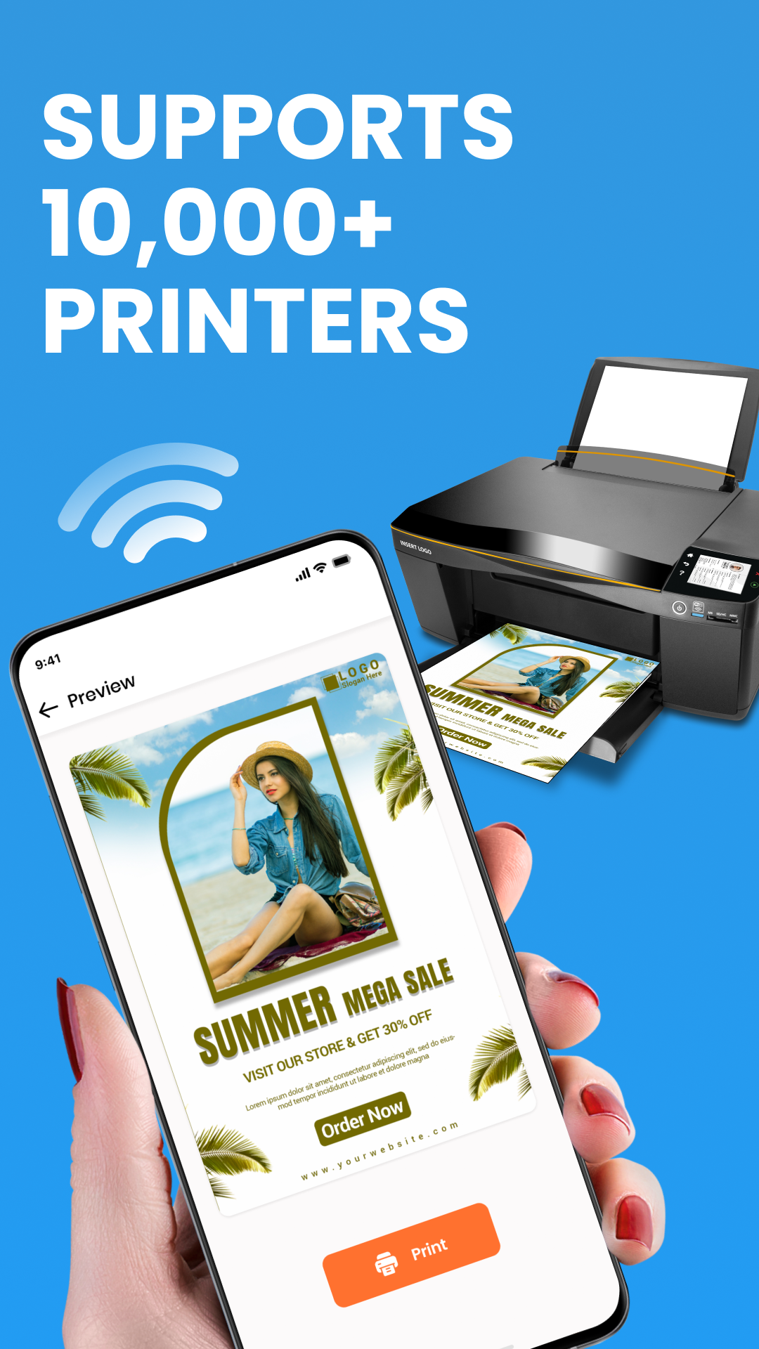 اسکرین شات 1 برنامه Smart Printer-Print from Phone