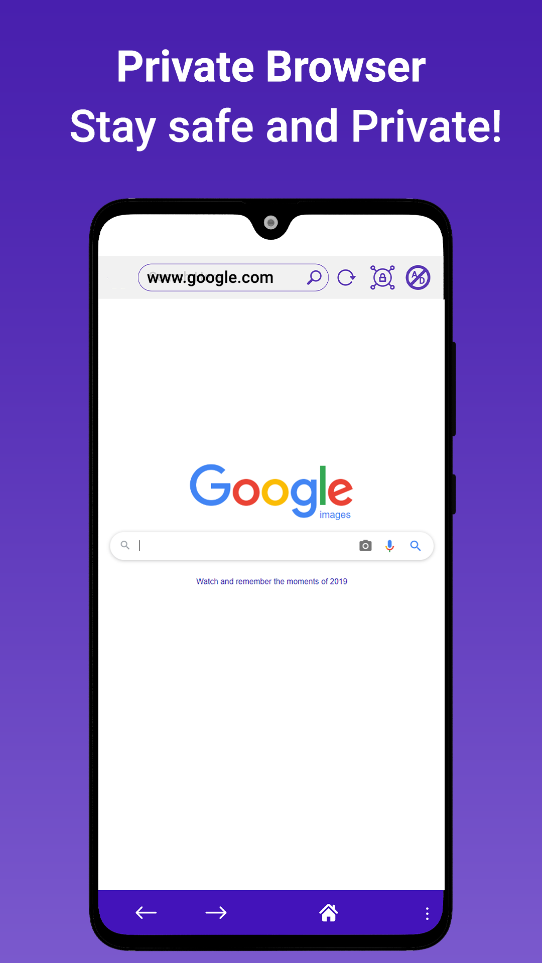 اسکرین شات 3 برنامه GO Private Browser: WebBrowser