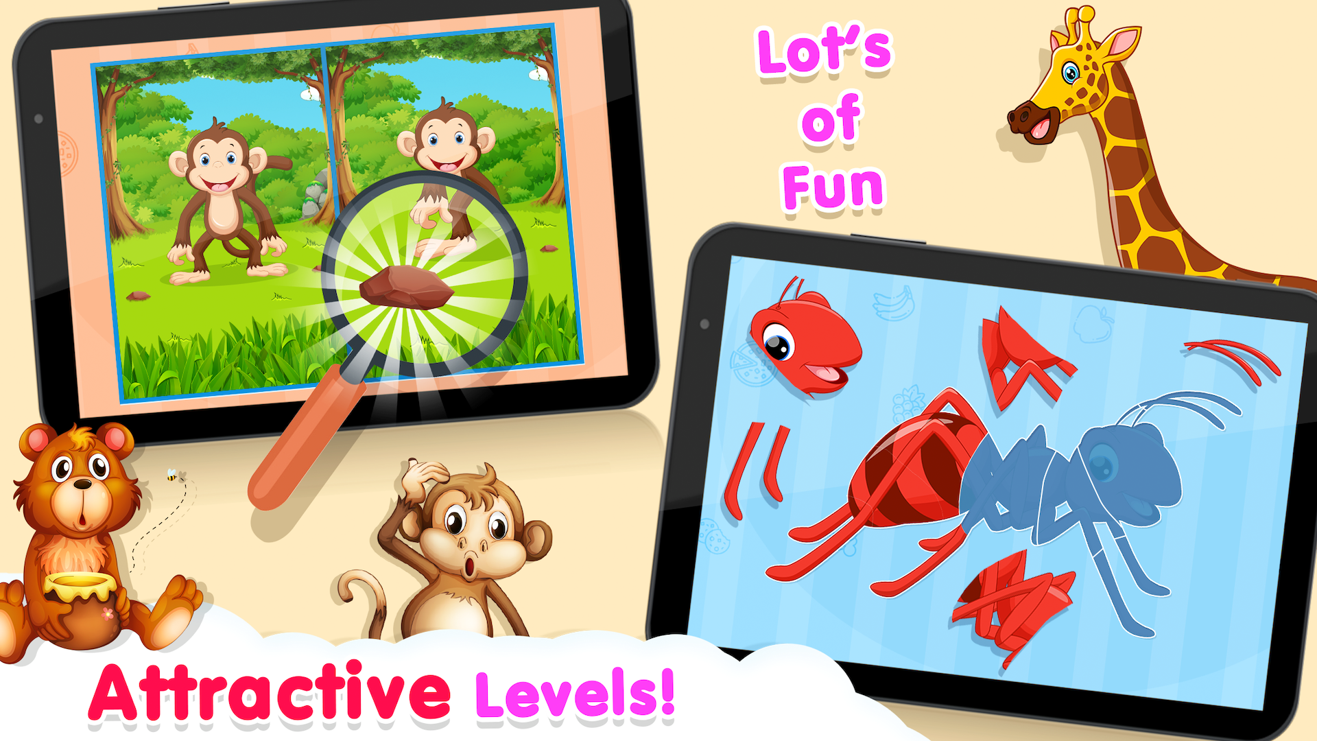 اسکرین شات 4 برنامه ABC Animal Games - Kids Games