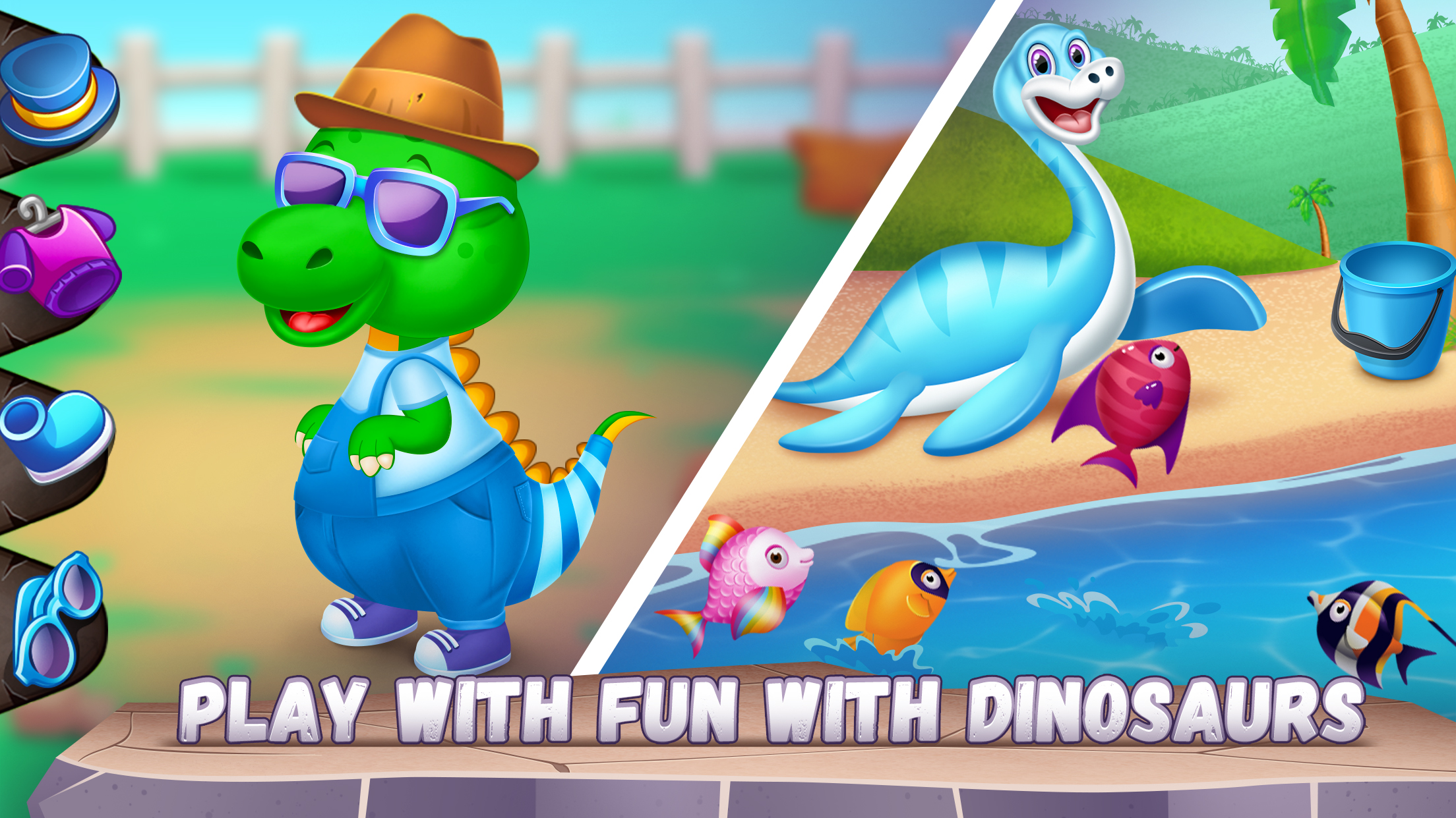اسکرین شات 5 بازی Dino World - Dino Care Games
