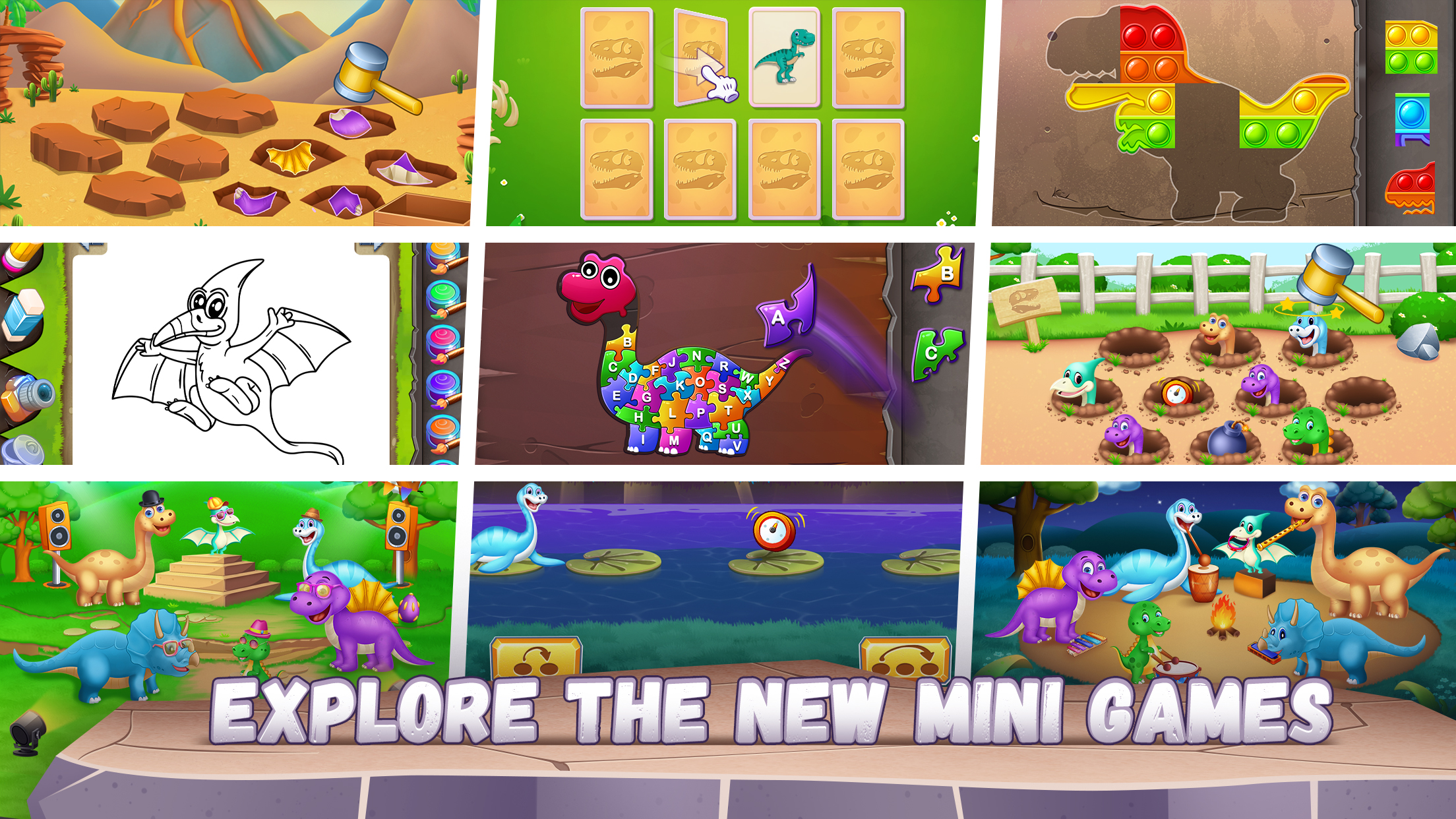 اسکرین شات 4 بازی Dino World - Dino Care Games