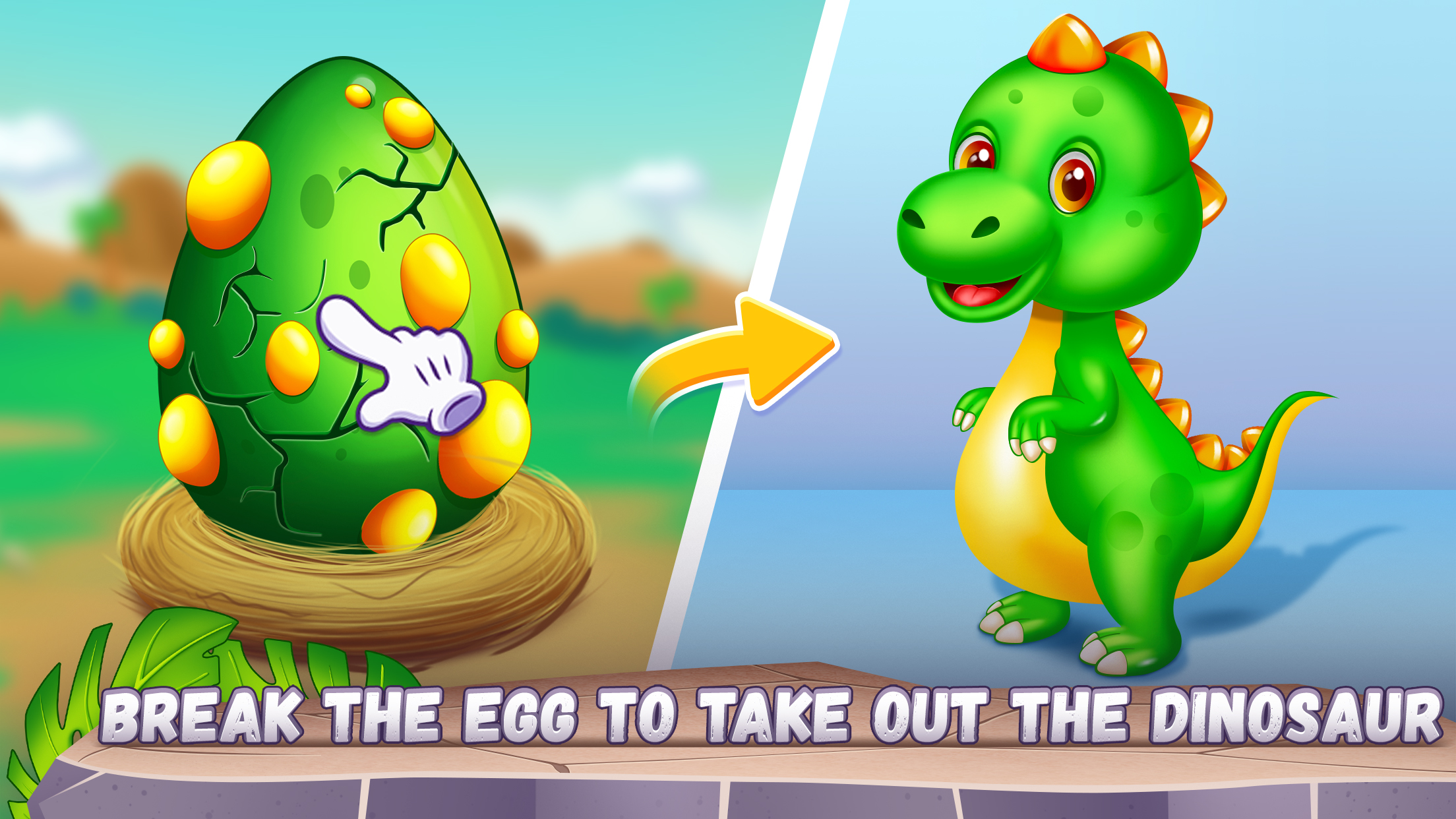 اسکرین شات 3 بازی Dino World - Dino Care Games