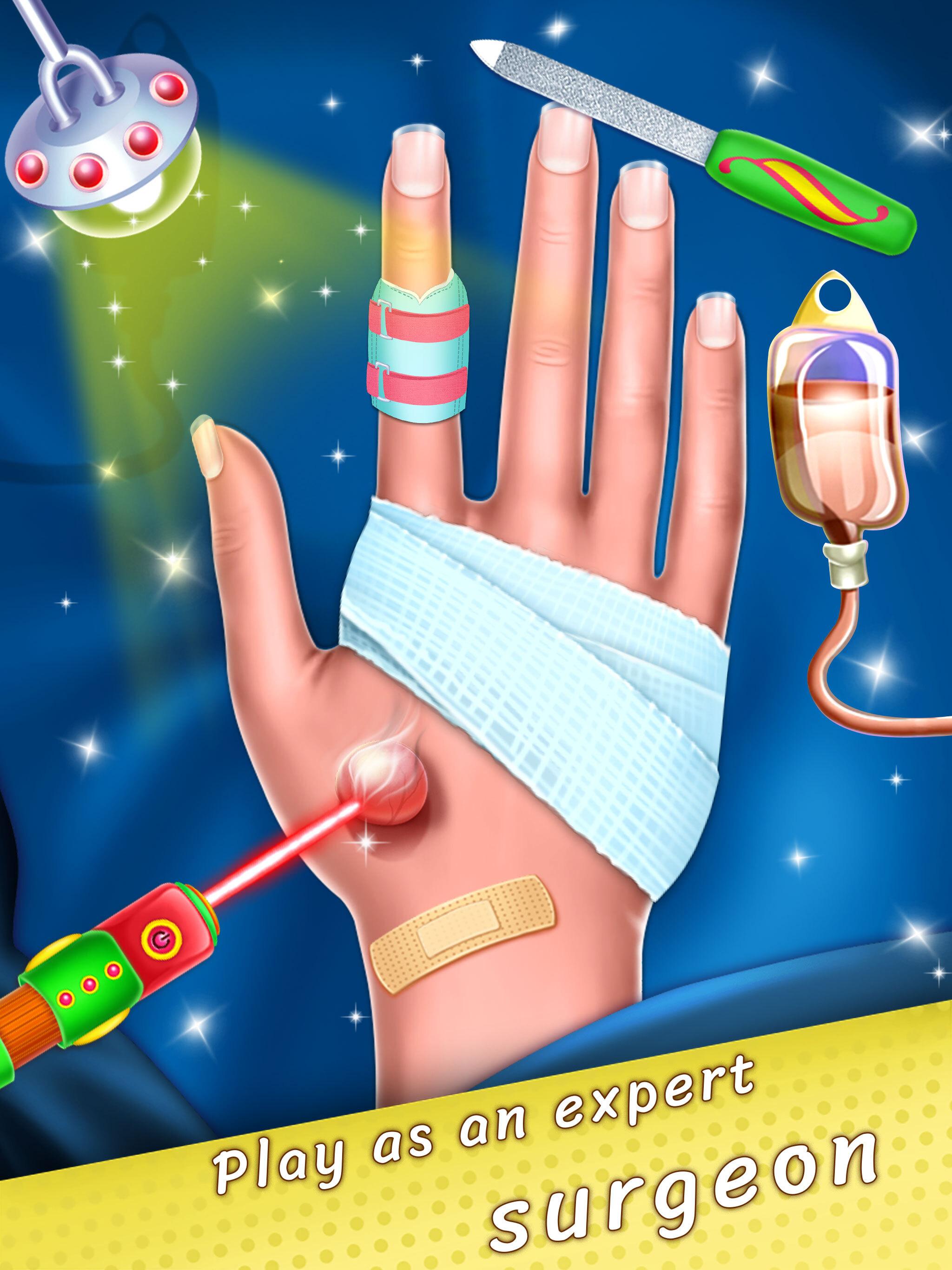 اسکرین شات 3 بازی Hand Skin Doctor Game