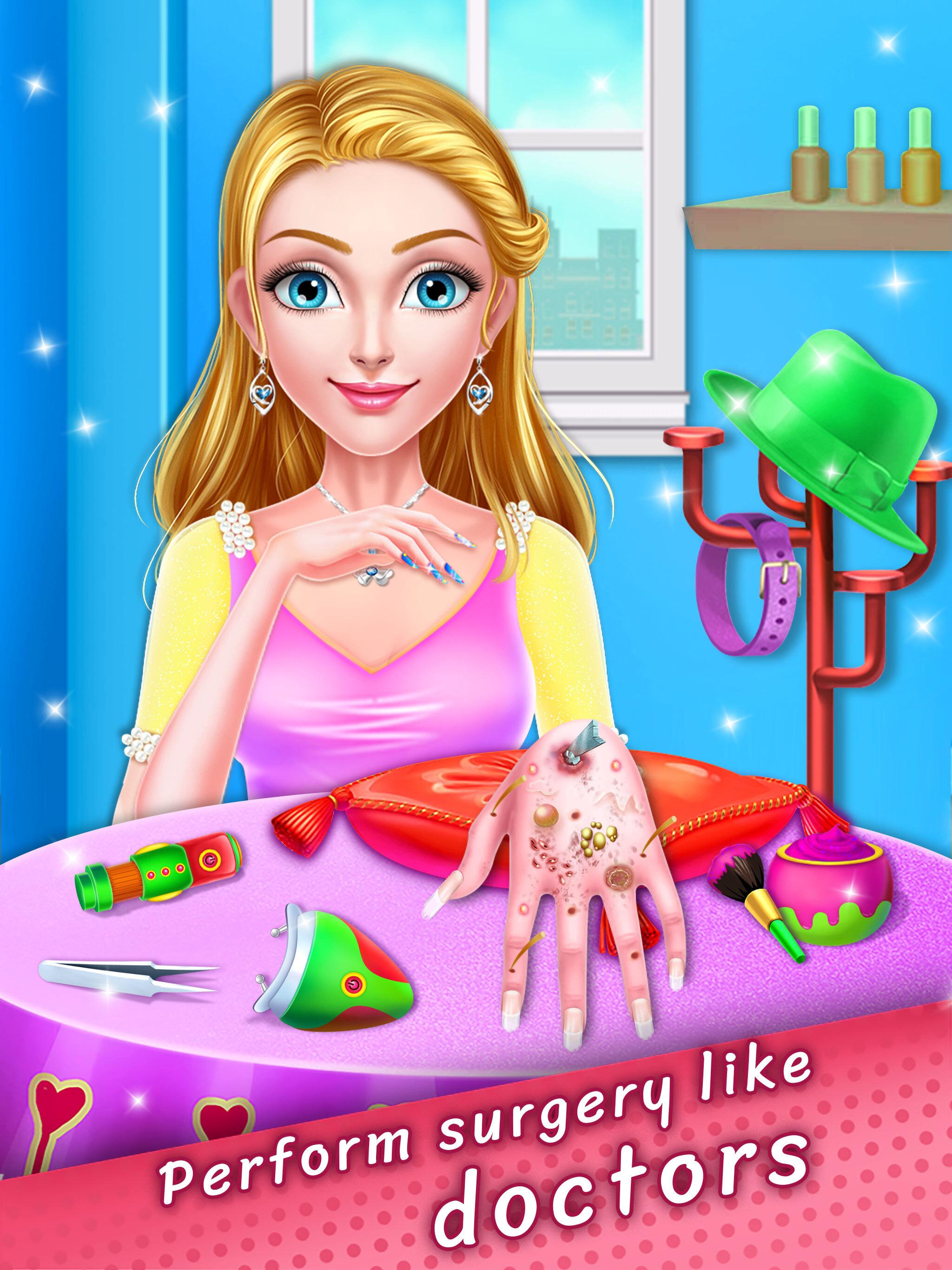 اسکرین شات 1 بازی Hand Skin Doctor Game