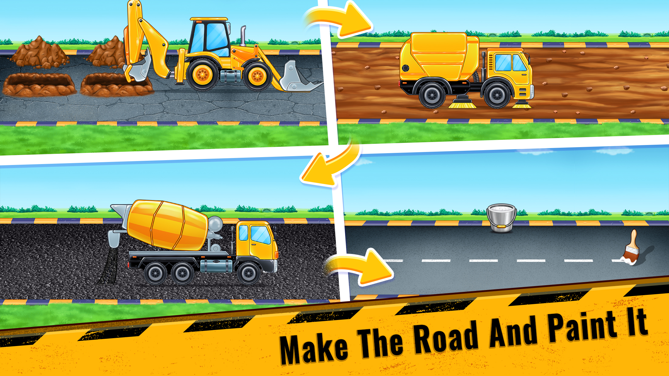 اسکرین شات 6 بازی Kids Road Builder - Kids Games