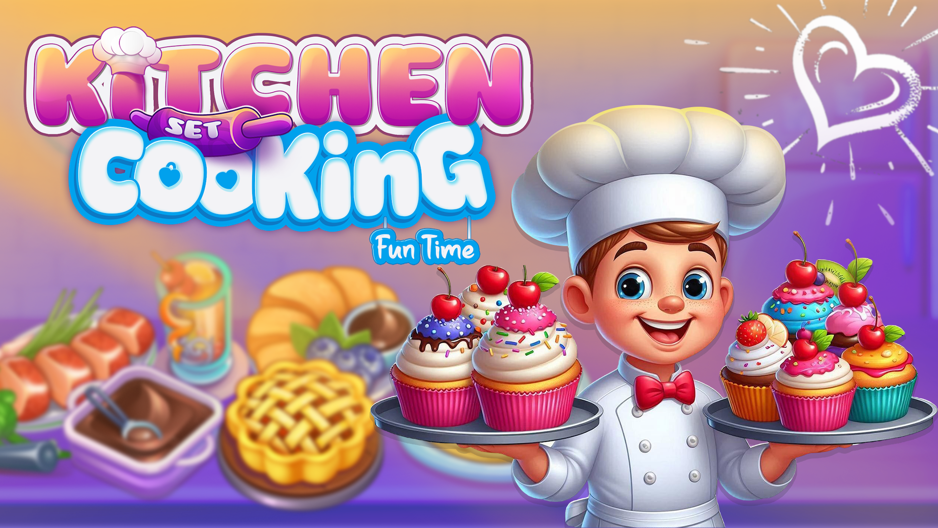 اسکرین شات 5 بازی Kitchen Set Cooking Fun Time