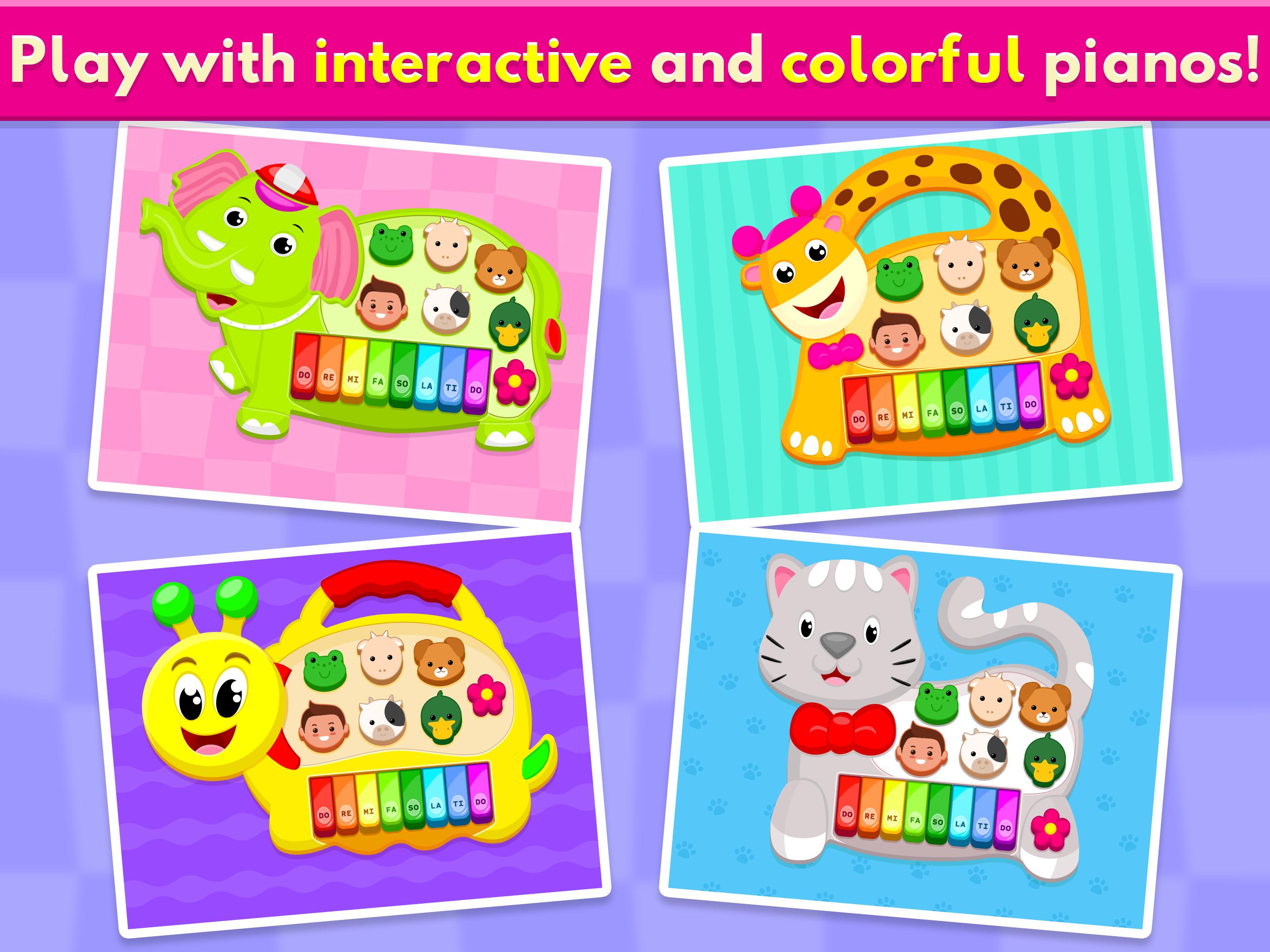 اسکرین شات 2 بازی Musical Toy Piano For Kids