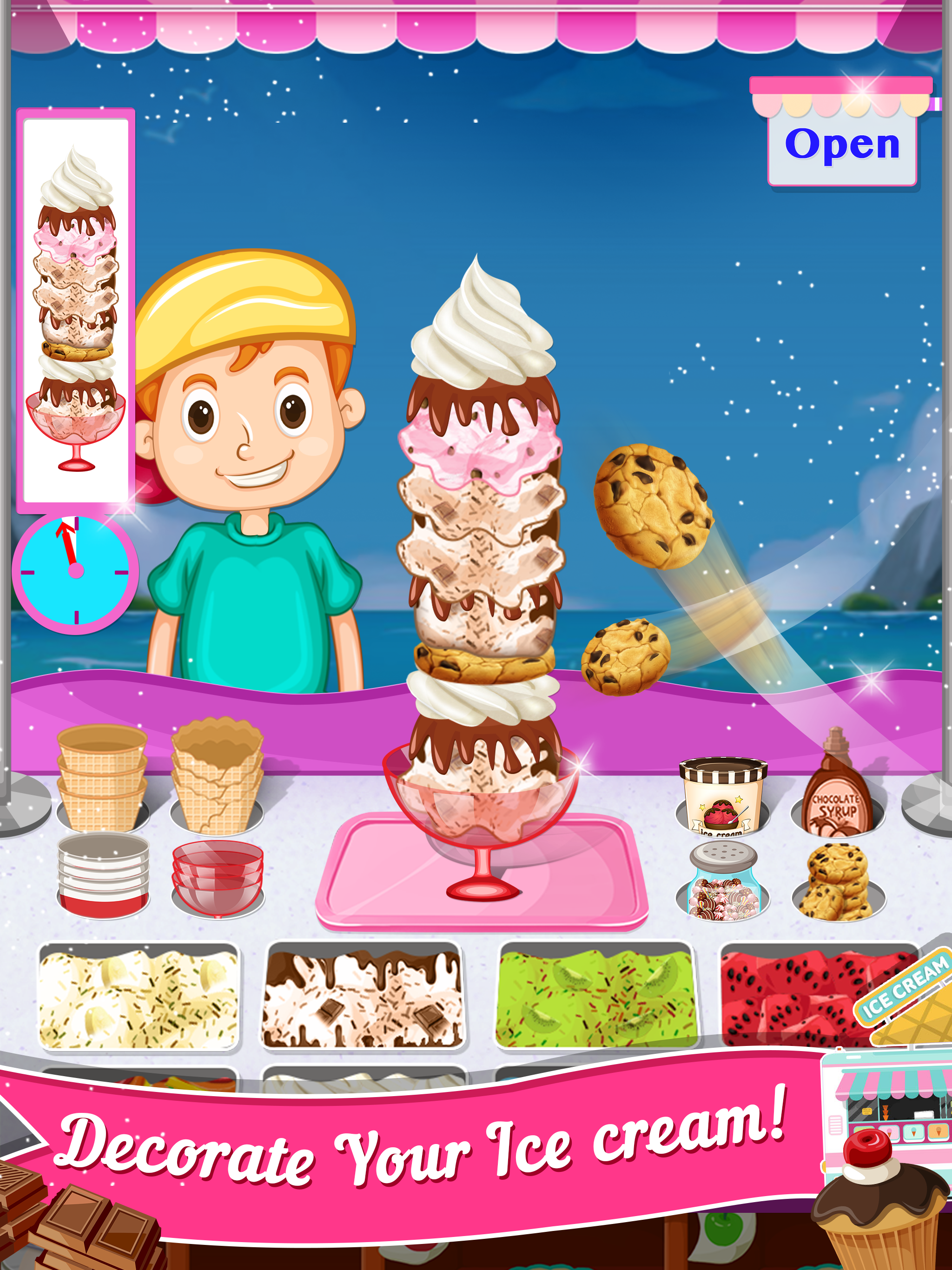 اسکرین شات 2 برنامه My Ice Cream Shop - Food Truck