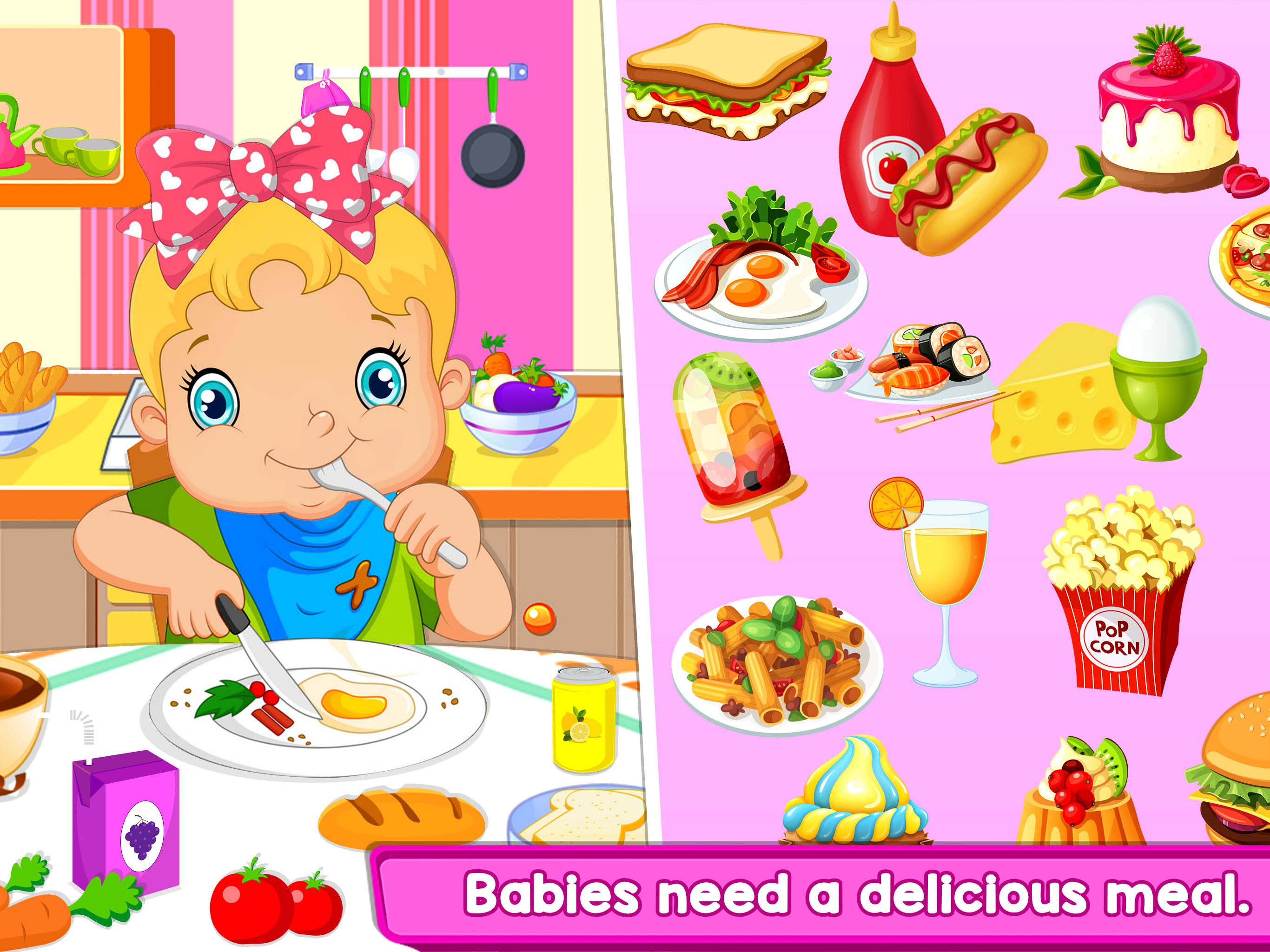 اسکرین شات 6 بازی Nursery Baby Care - Baby Game