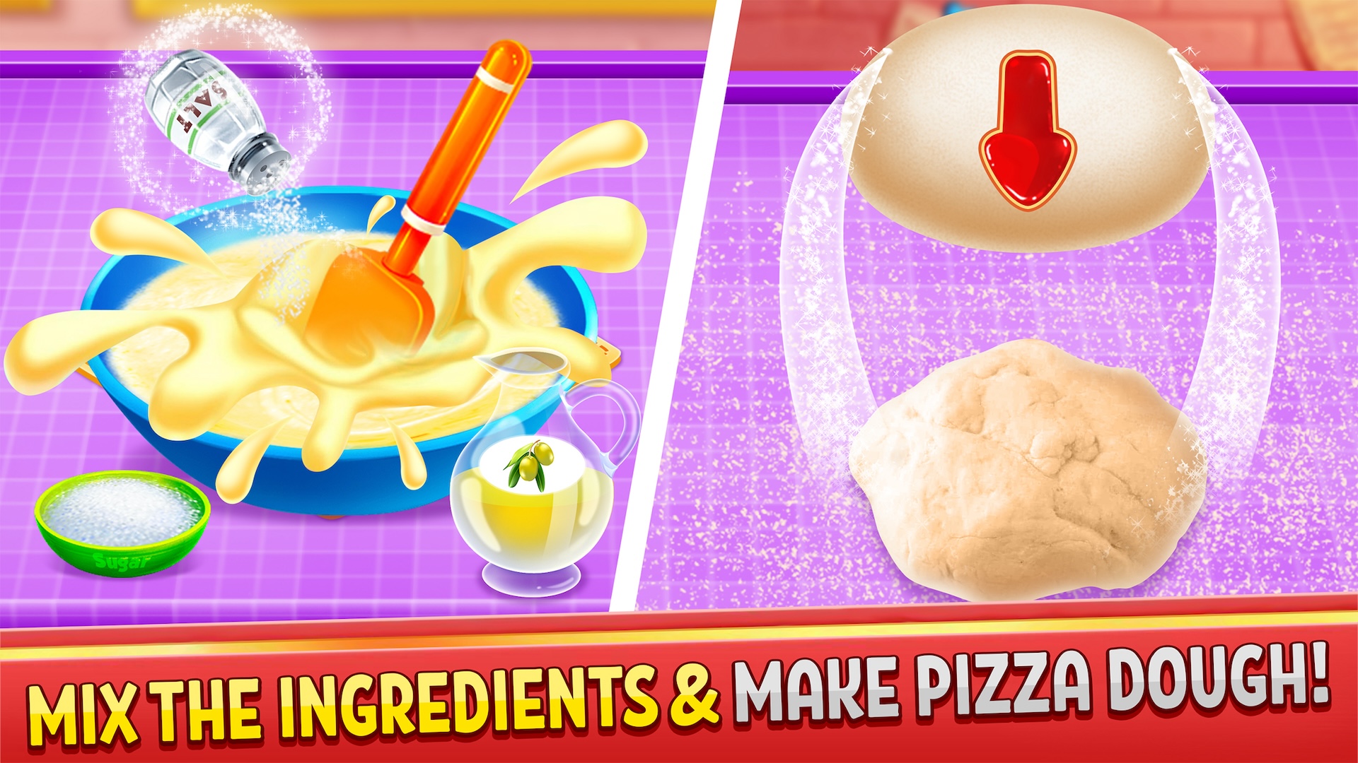 اسکرین شات 2 بازی Pizza Maker Kids Cooking Game