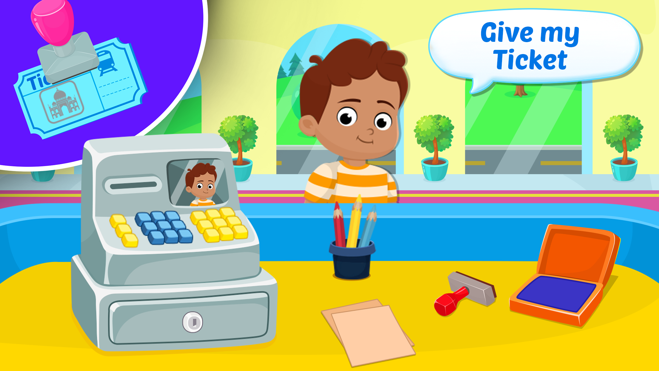 اسکرین شات 4 بازی Train Game For Kids