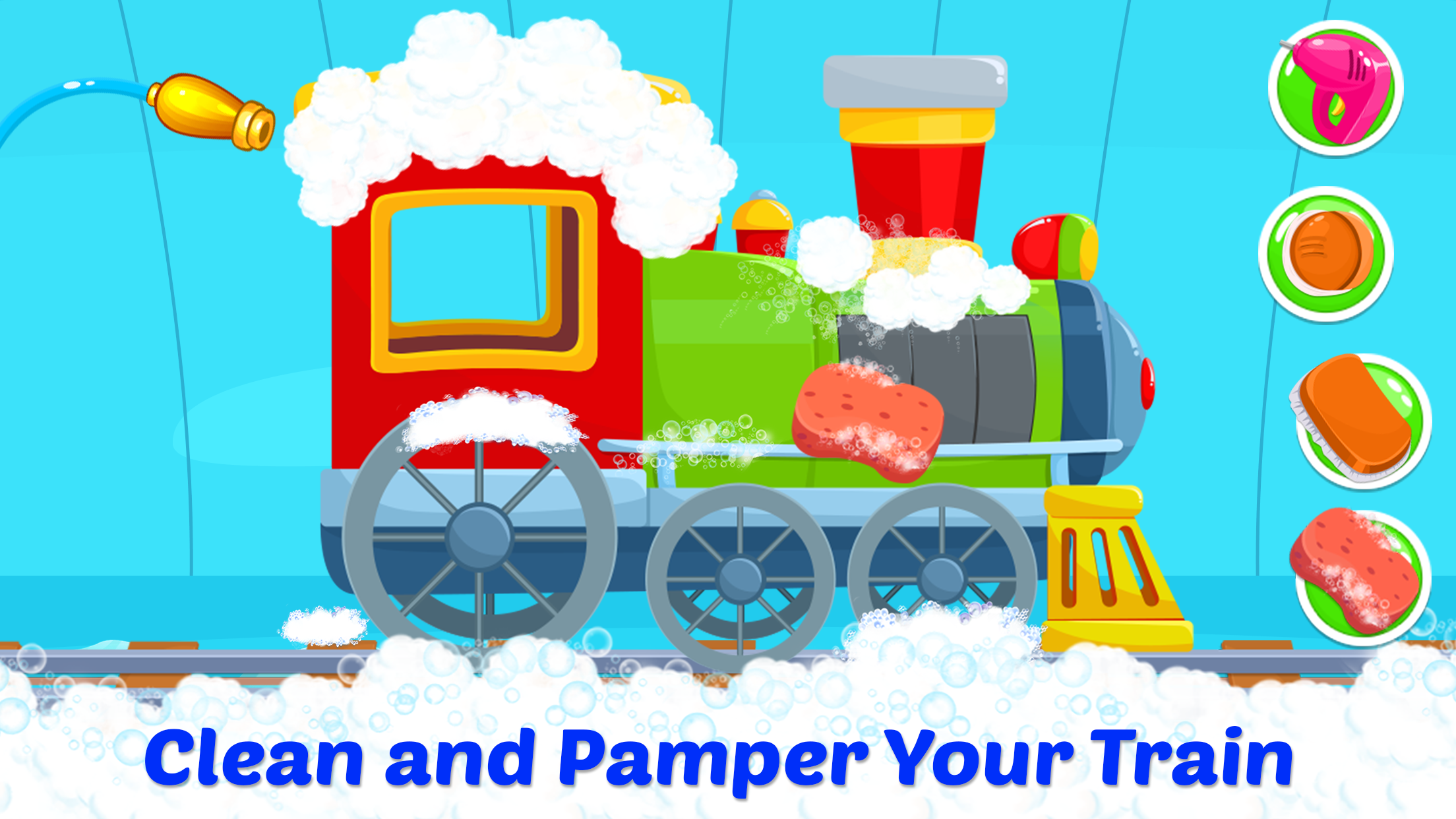 اسکرین شات 1 بازی Train Game For Kids
