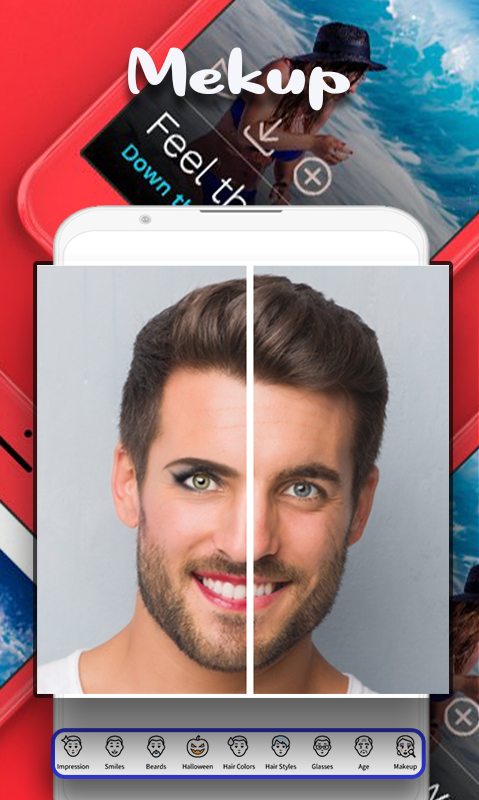 اسکرین شات 3 برنامه Face gender changer app swap