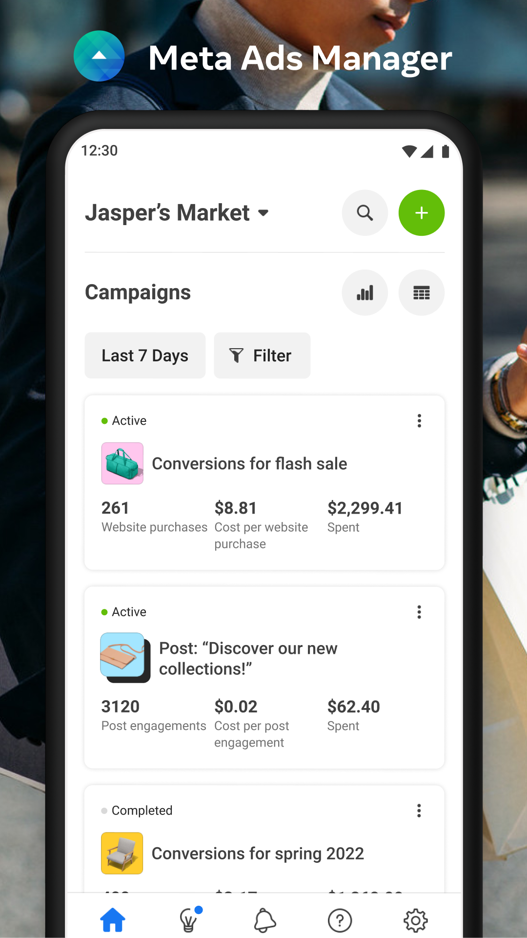 اسکرین شات 1 برنامه Meta Ads Manager