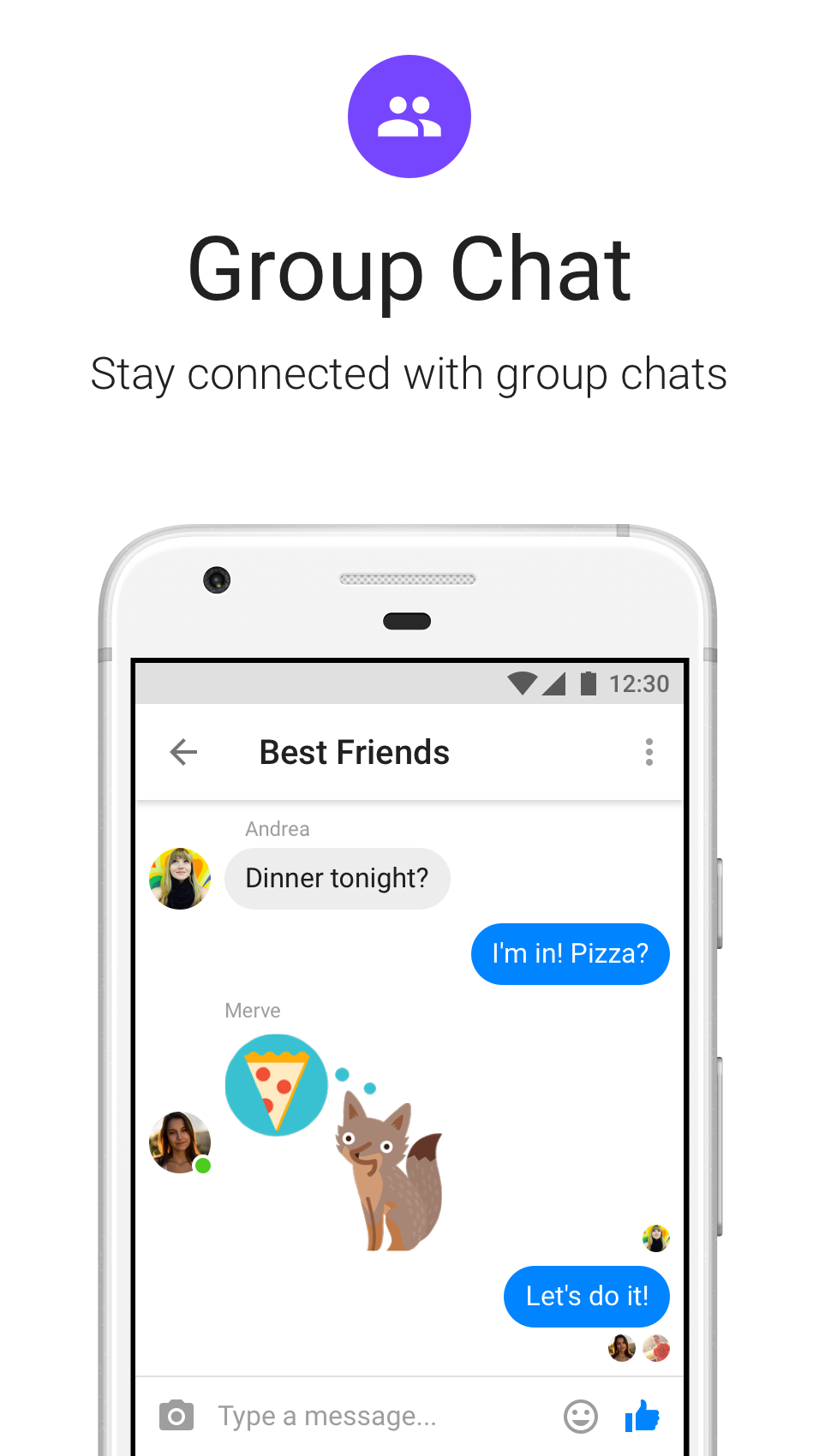 اسکرین شات 4 برنامه Messenger Lite