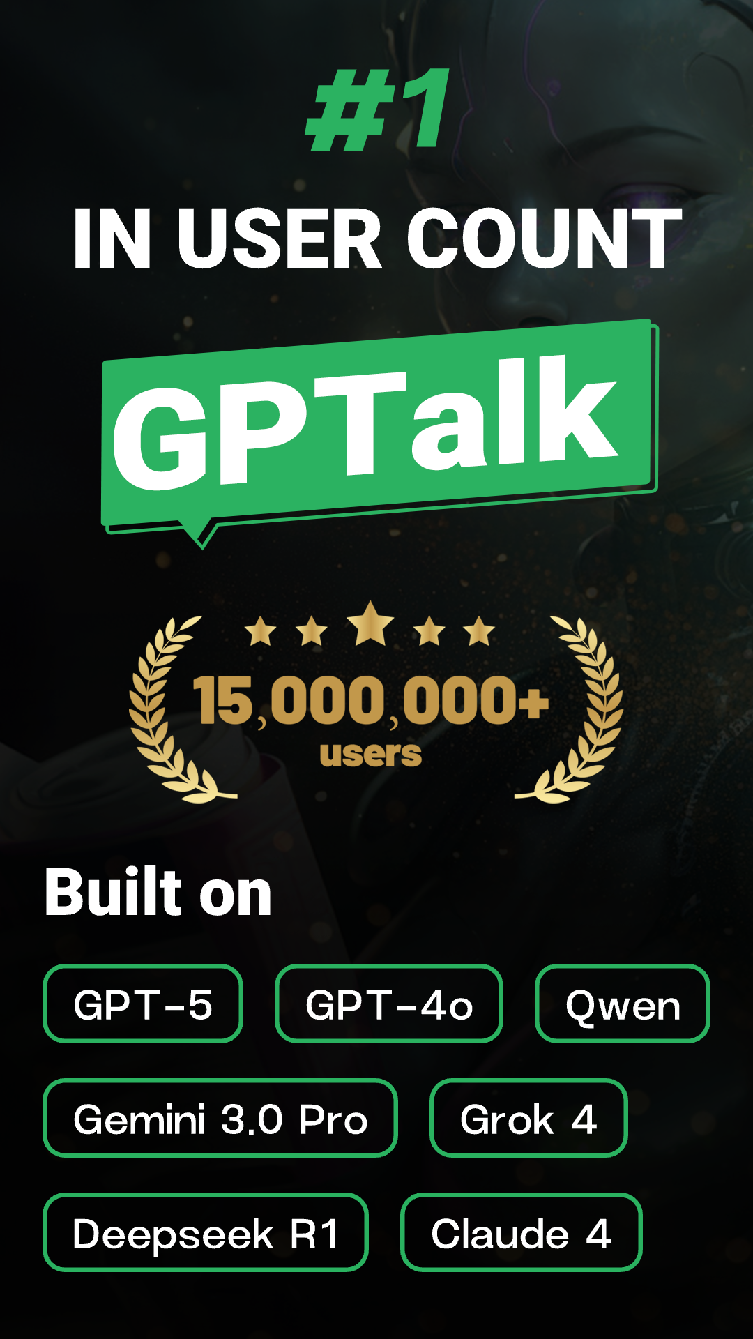 اسکرین شات 1 برنامه AI ChatBot GPTalk AI Generator
