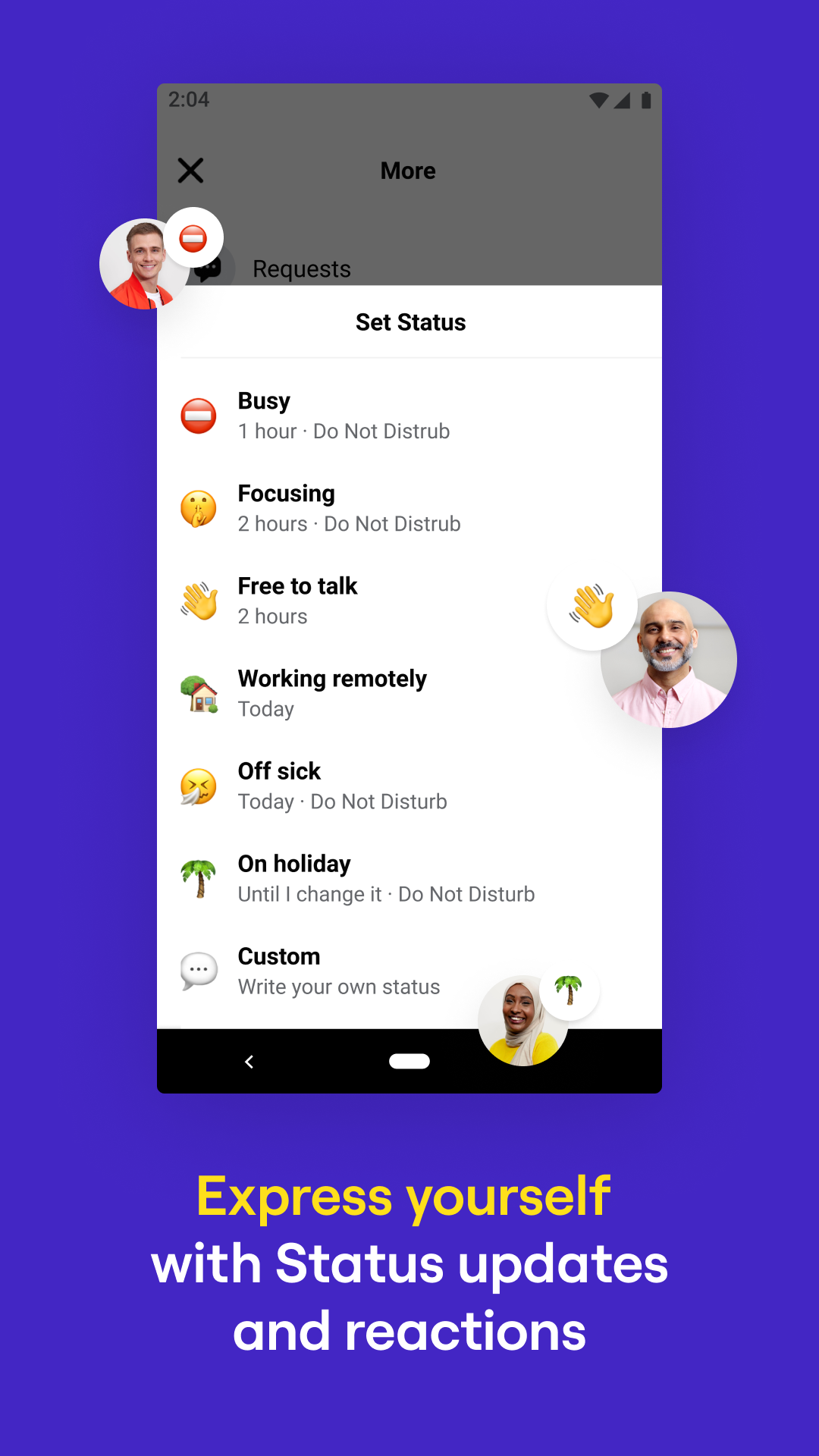 اسکرین شات 5 برنامه Workplace Chat from Meta