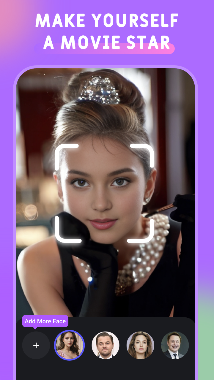 اسکرین شات 2 برنامه FaceFunny:AI Videos & Photos