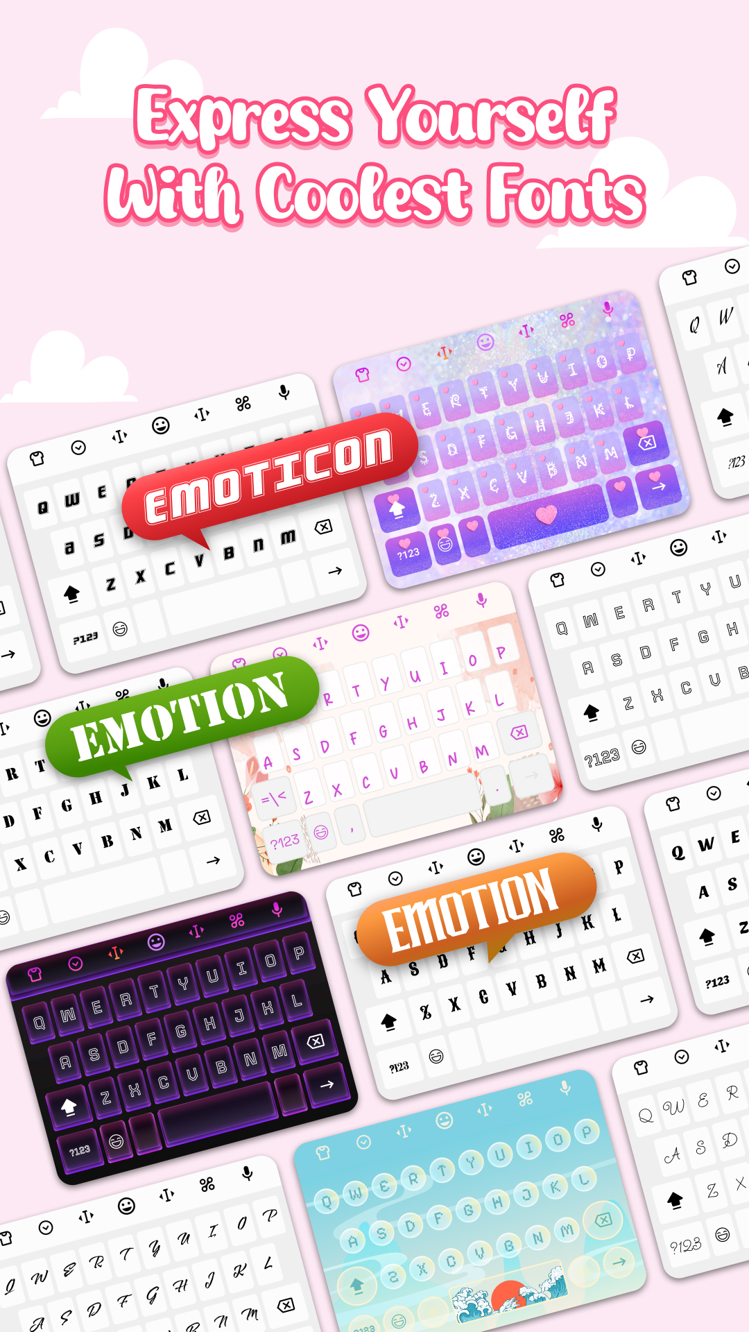 اسکرین شات 7 برنامه Blom: Kaomoji & Emoji Keyboard
