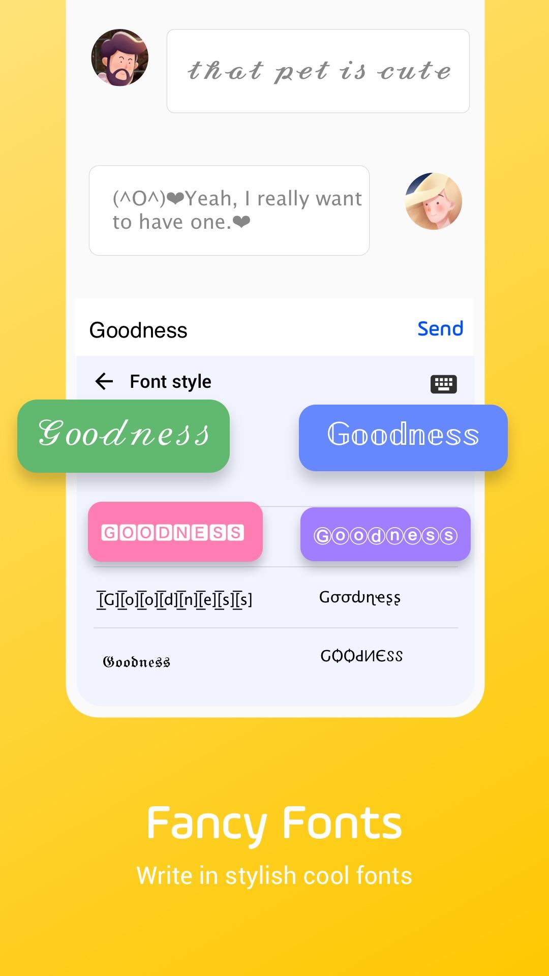 اسکرین شات 3 برنامه Facemoji Emoji Keyboard Lite