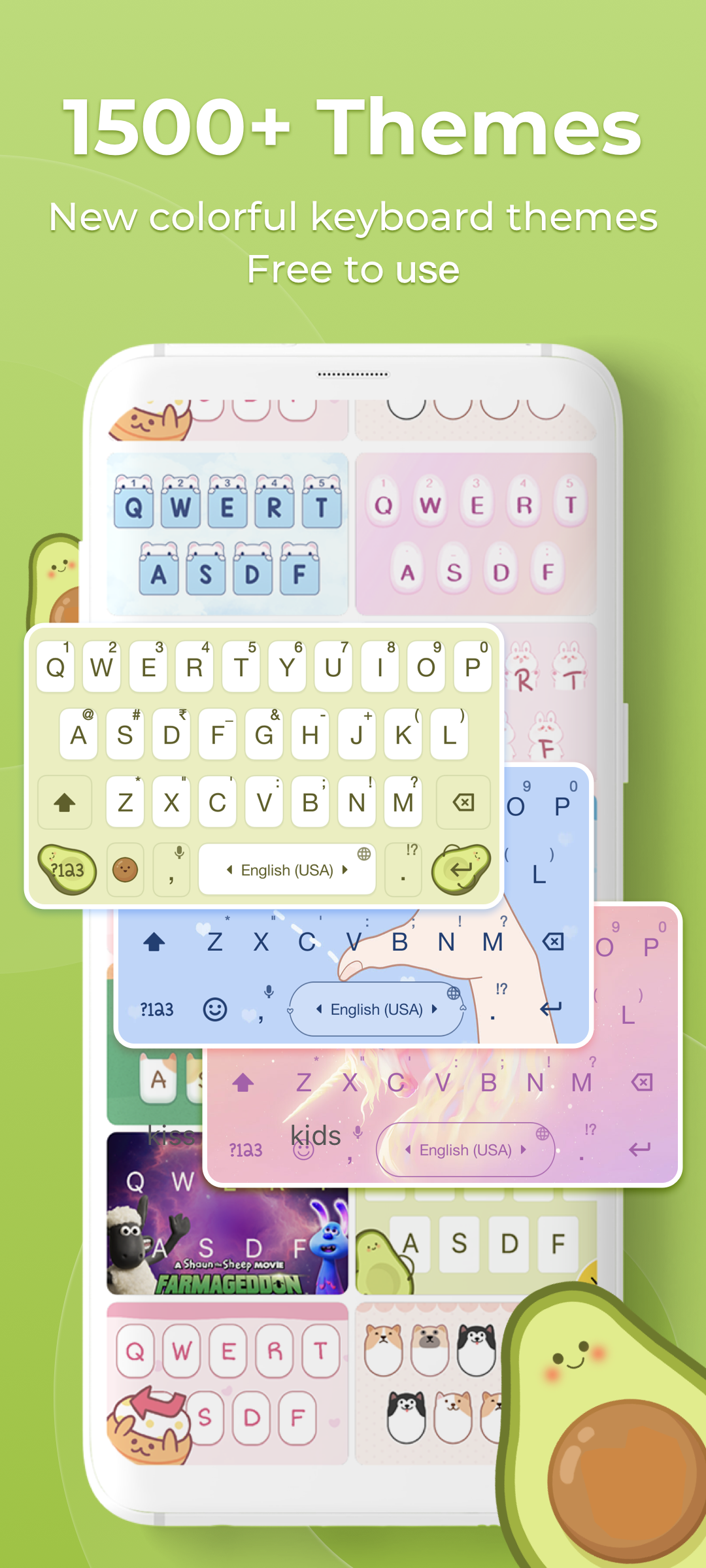 اسکرین شات 2 برنامه Emoji Keyboard Lite-Emoji