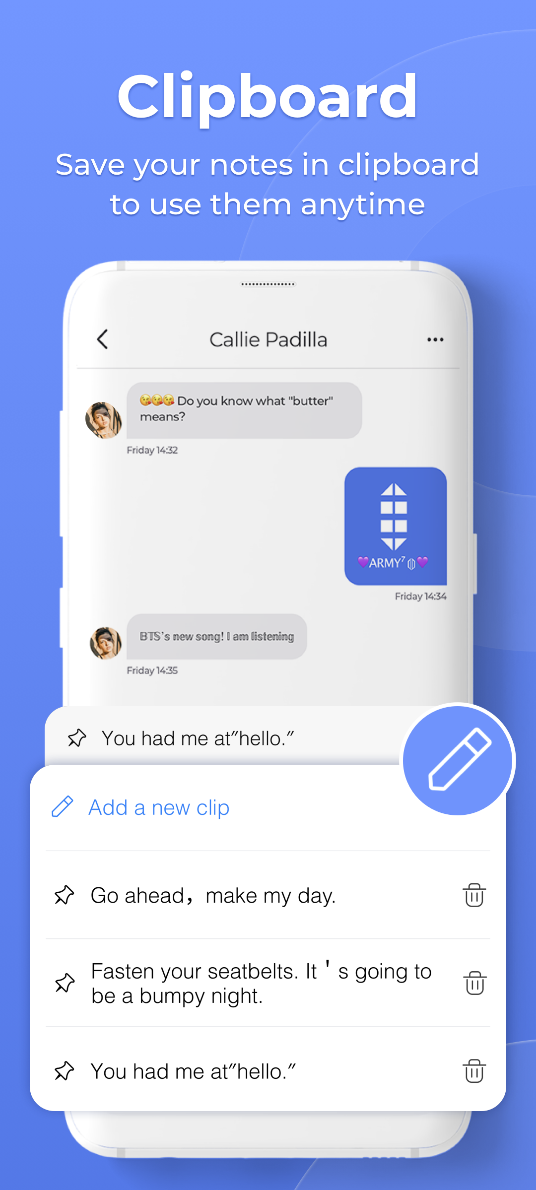 اسکرین شات 3 برنامه Emoji Keyboard Lite-Emoji