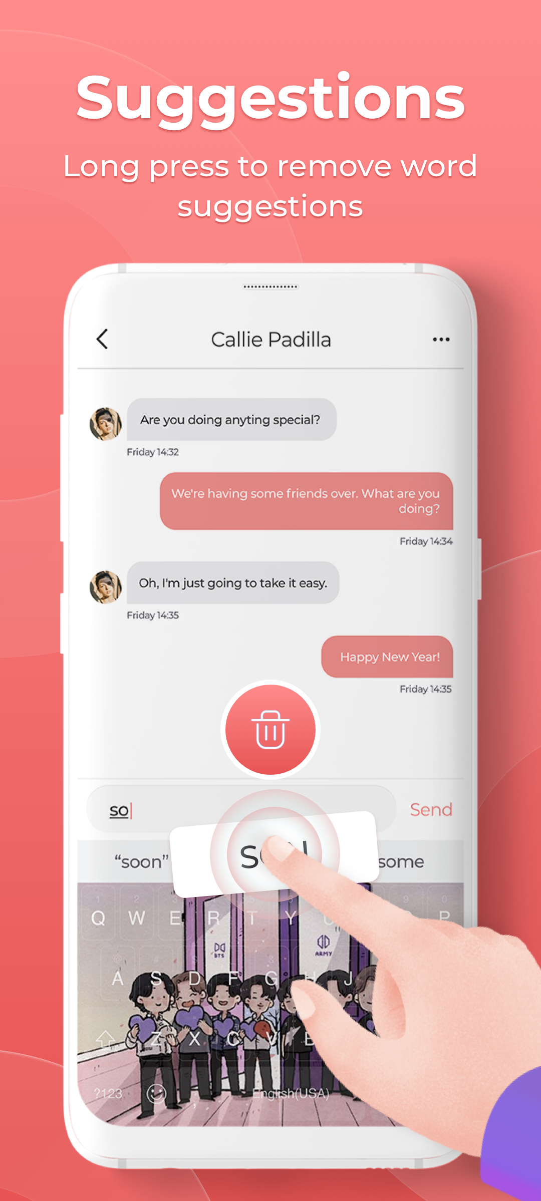 اسکرین شات 4 برنامه Emoji Keyboard Lite-Emoji