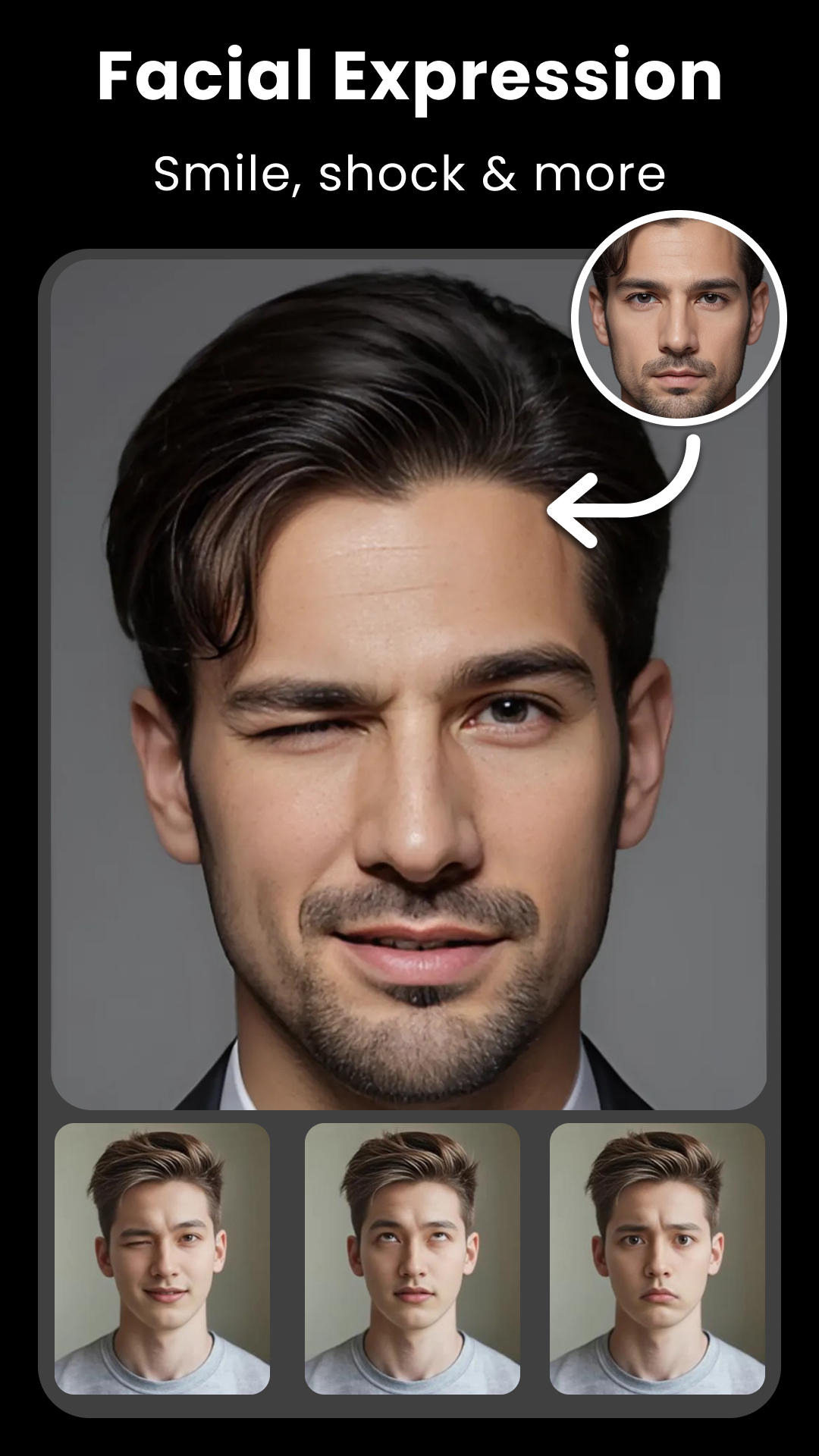 اسکرین شات 4 برنامه Face Over: AI Face Swap