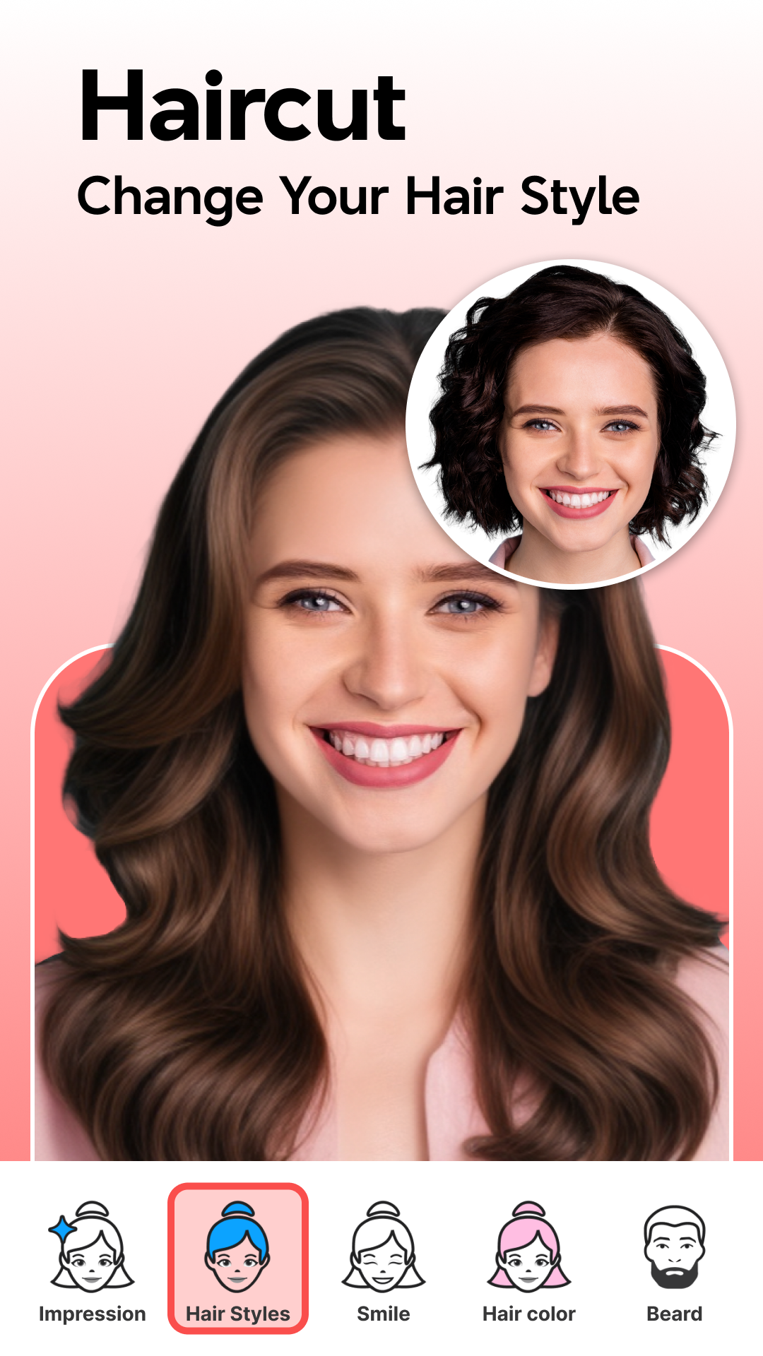 اسکرین شات 2 برنامه FacePlus: AI Face Editor