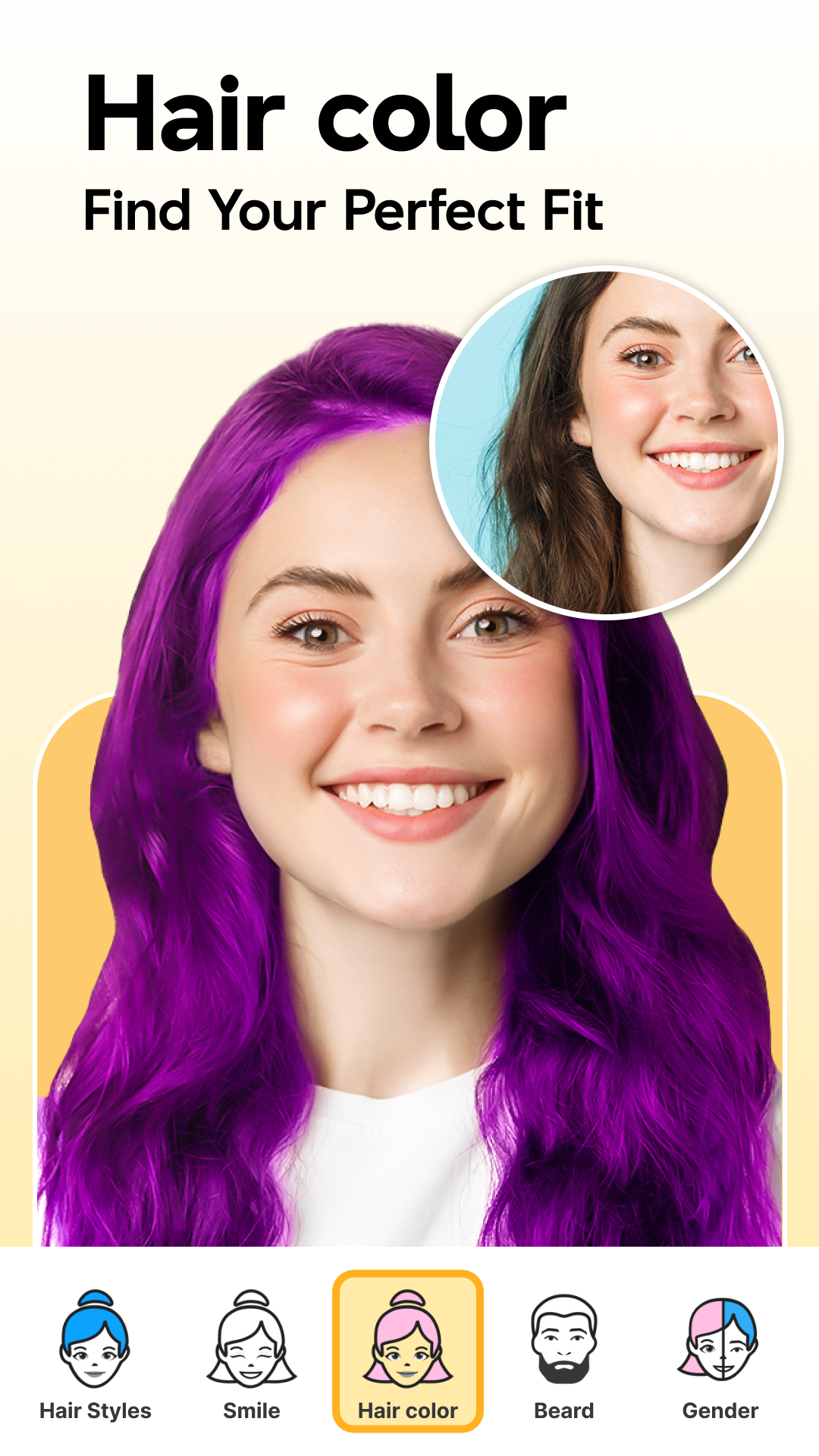 اسکرین شات 3 برنامه FacePlus: AI Face Editor