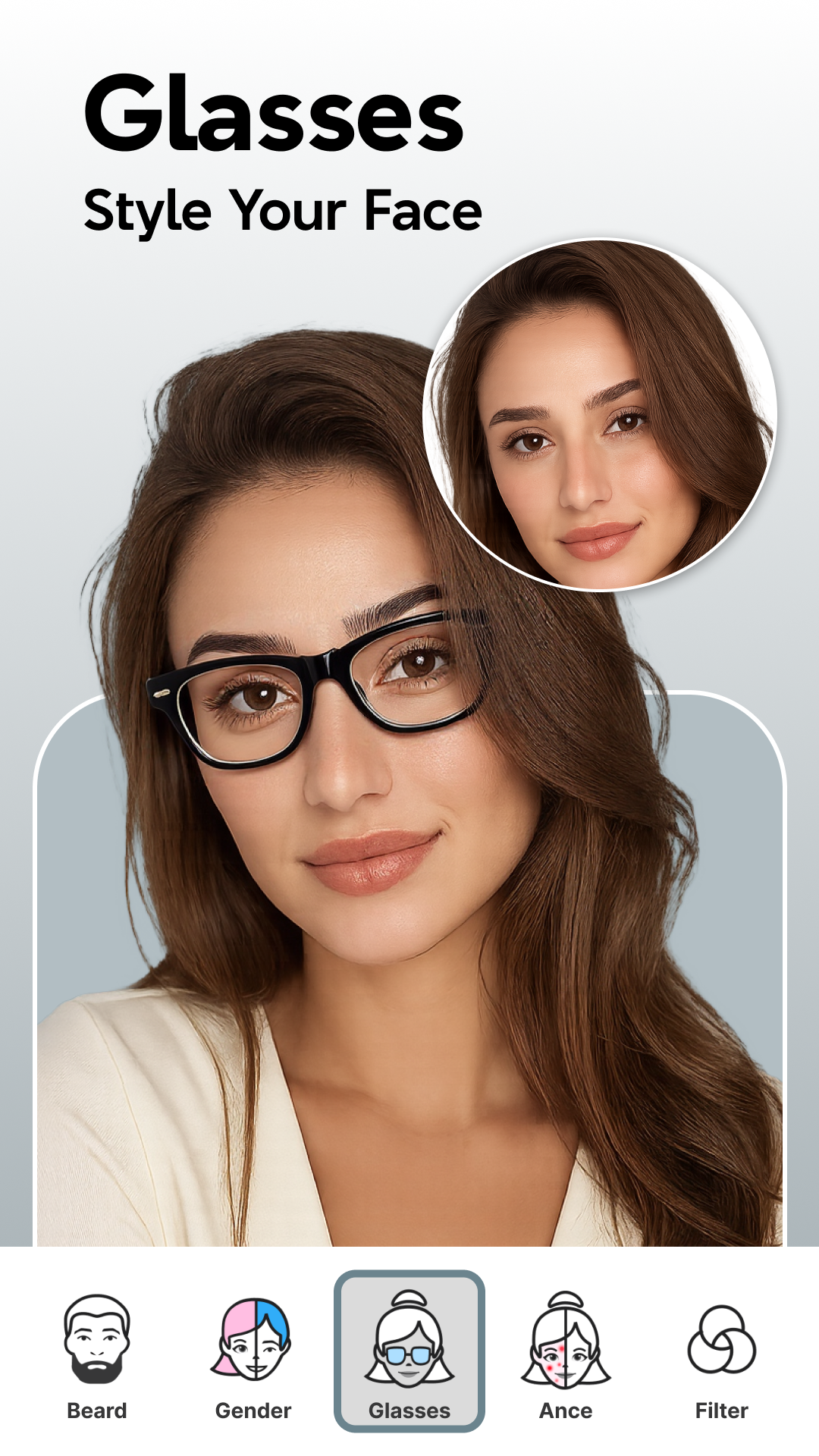 اسکرین شات 6 برنامه FacePlus: AI Face Editor