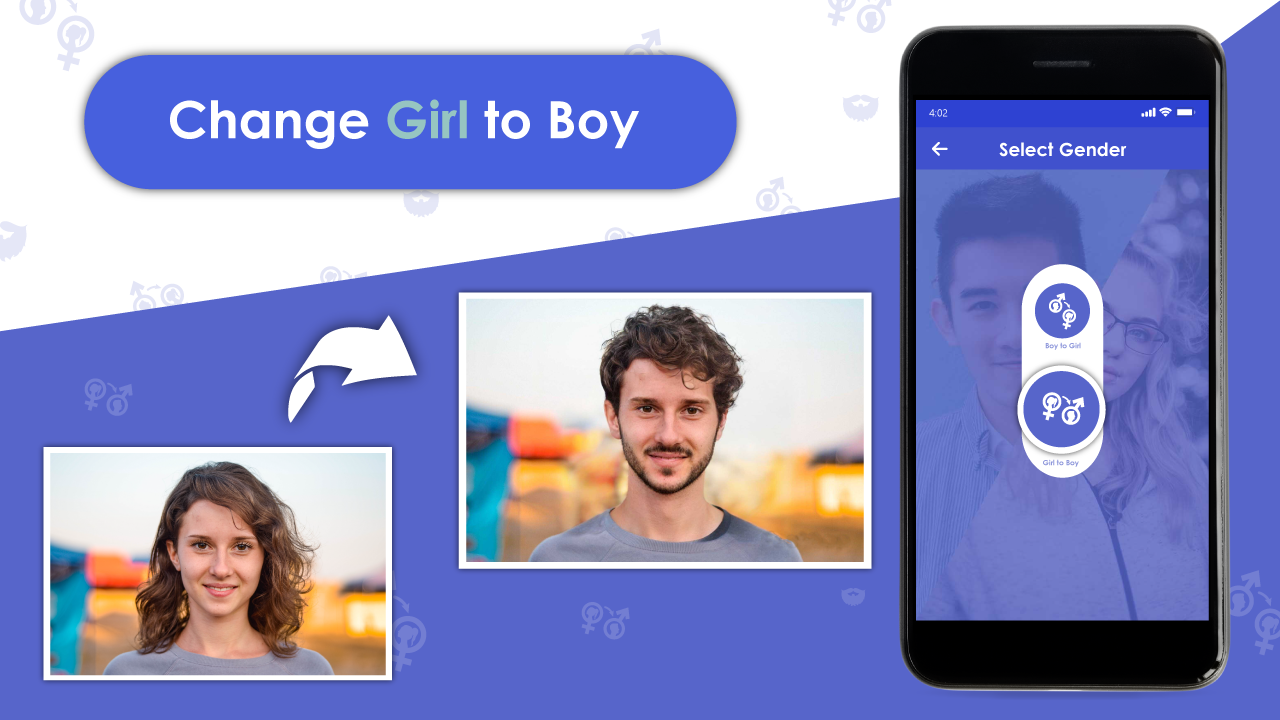 اسکرین شات 2 برنامه Face swap online Face Changer
